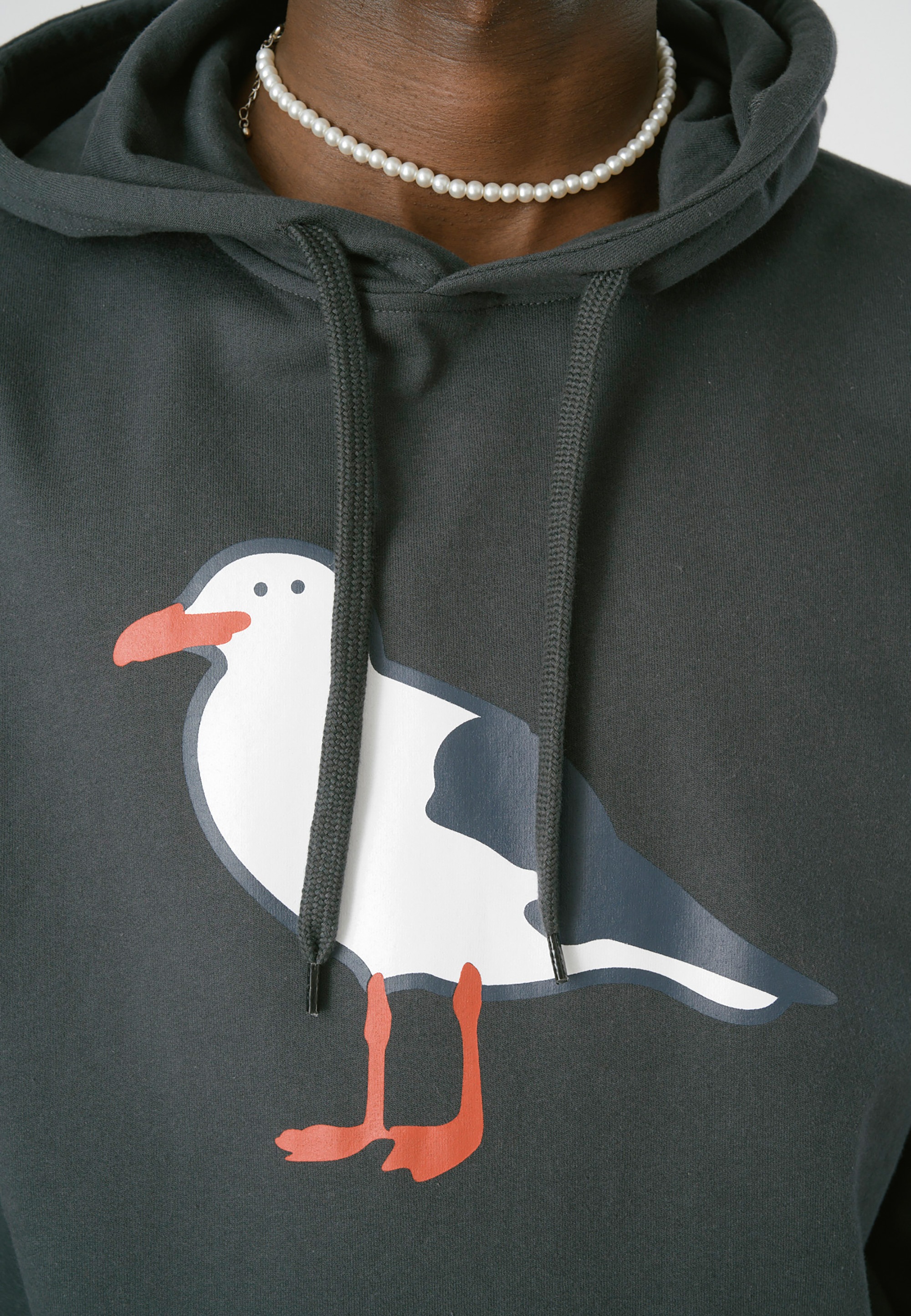 Cleptomanicx Kapuzensweatshirt »OG Gull«, mit trendigem Frontprint