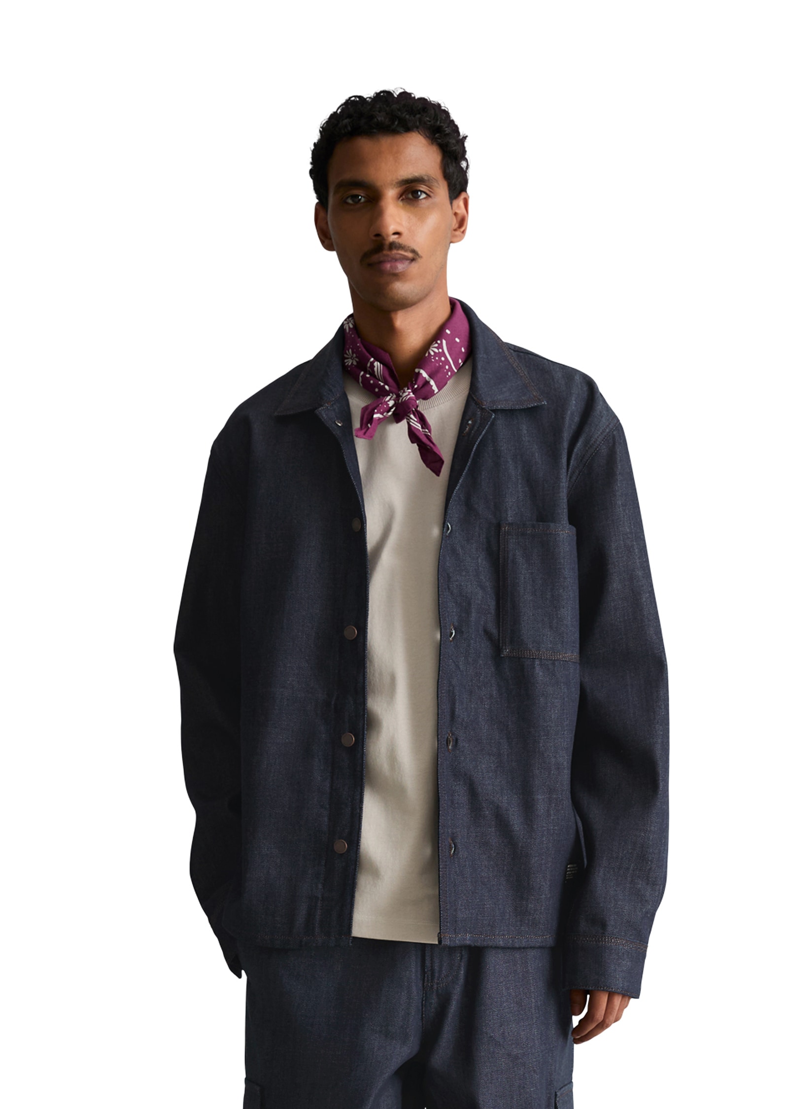 Marc OPolo DENIM Kurzjacke "made with Orange Fiber" ohne Kapuze