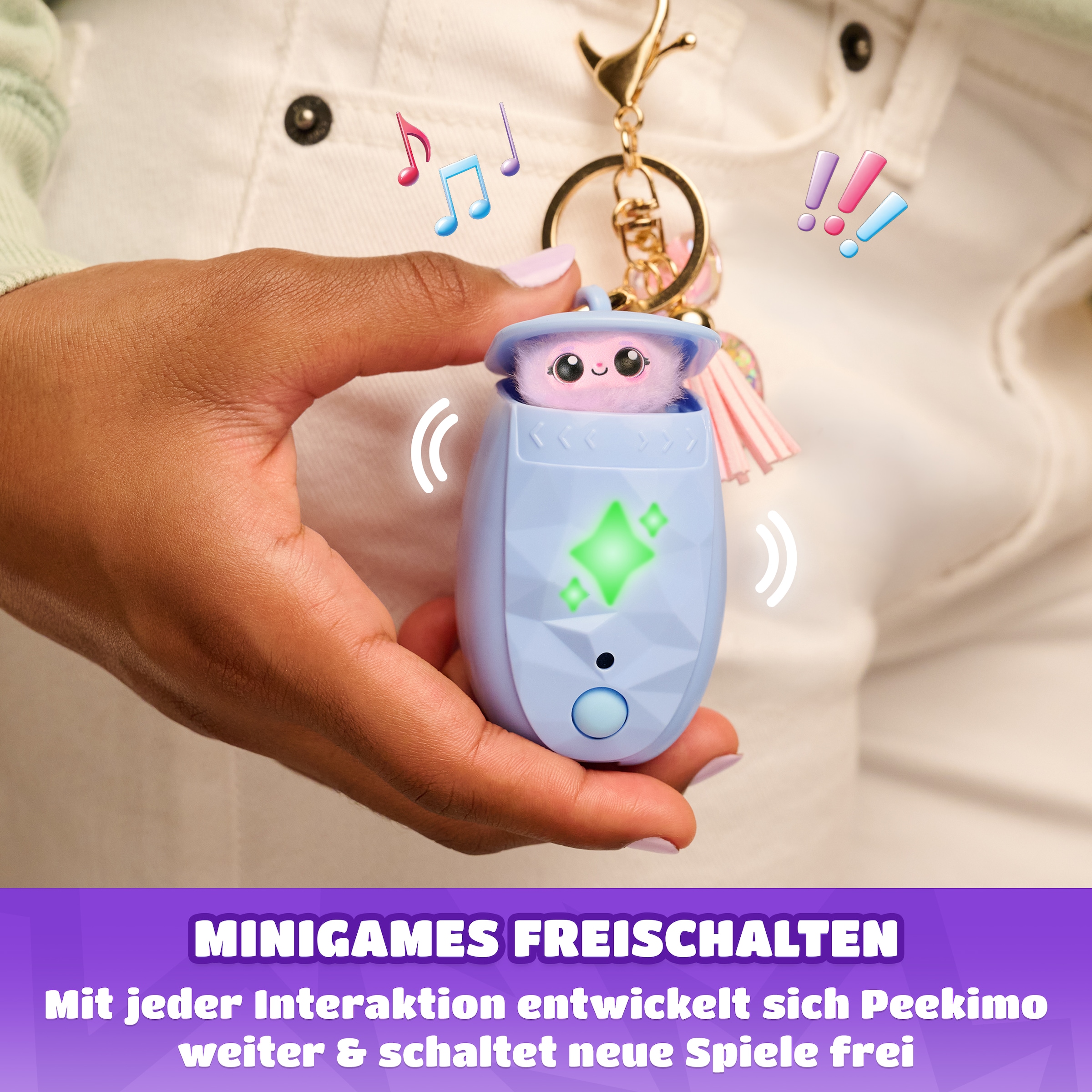 Spin Master Spielfigur »Peekimo« mit Licht- & Soundeffekten