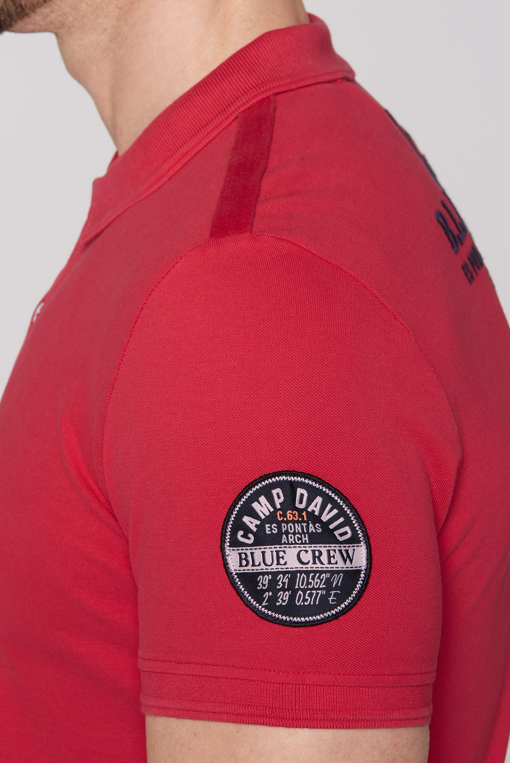 CAMP DAVID Poloshirt, aus Baumwolle