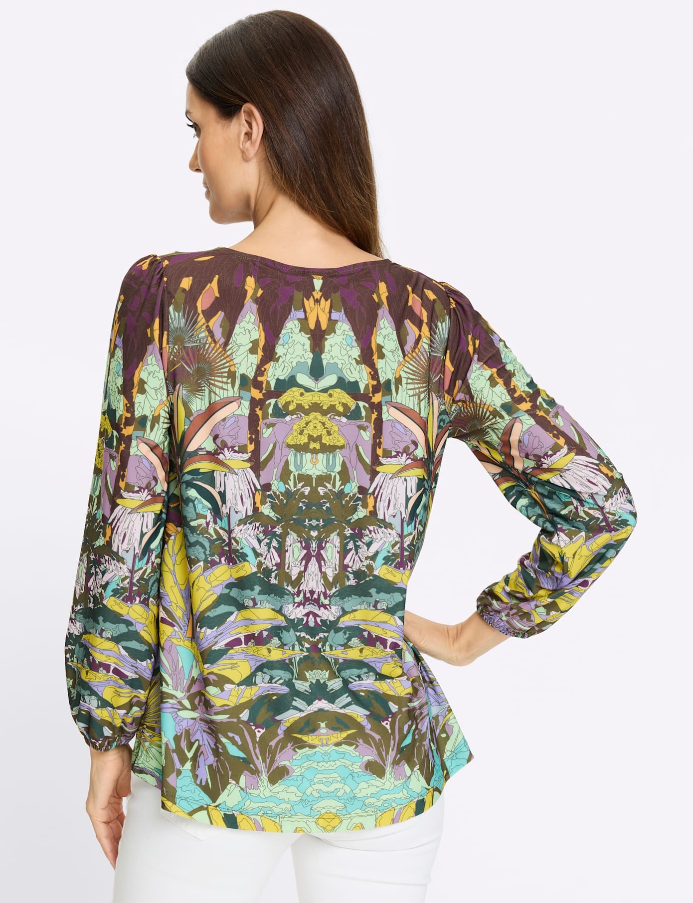 heine Langarmshirt »Druck-Shirt« 1 tlg. tlg.