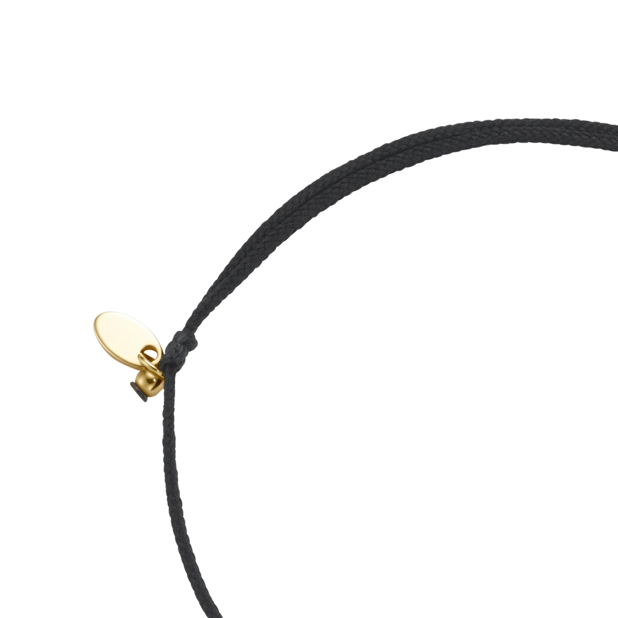 Luigi Merano Armband »Textilband mit Stäbchen, Gold 375«