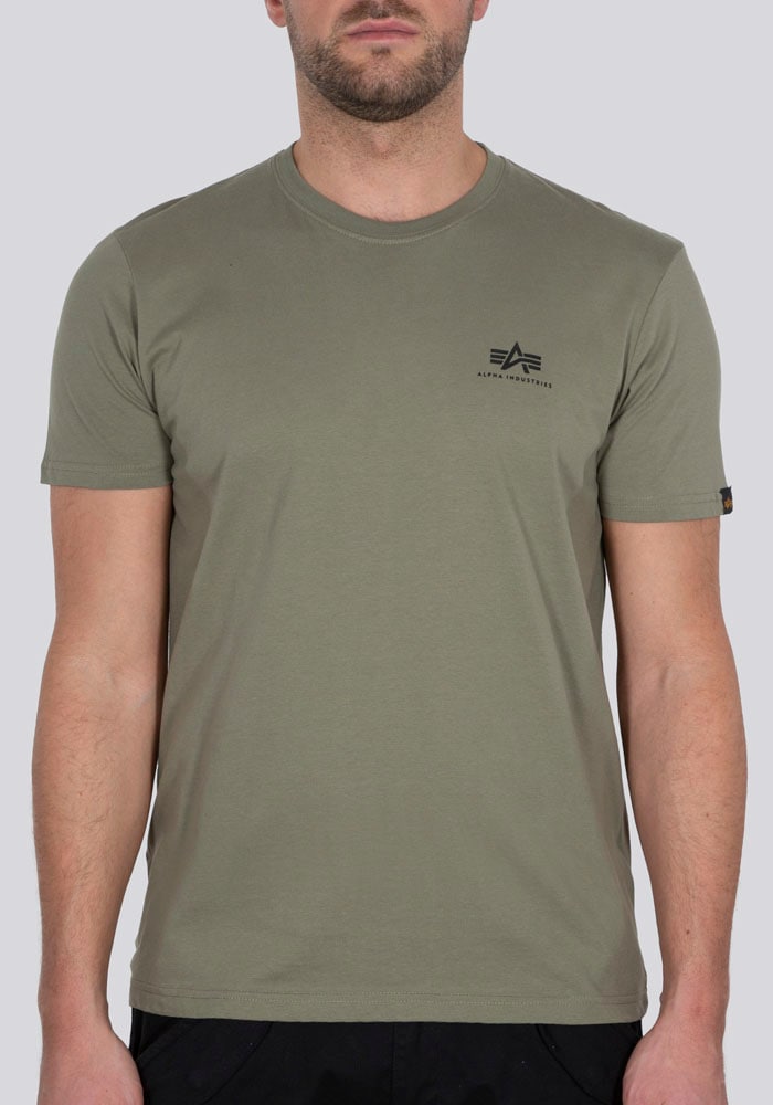 Alpha Industries Rundhalsshirt »BASIC T SMALL LOGO«