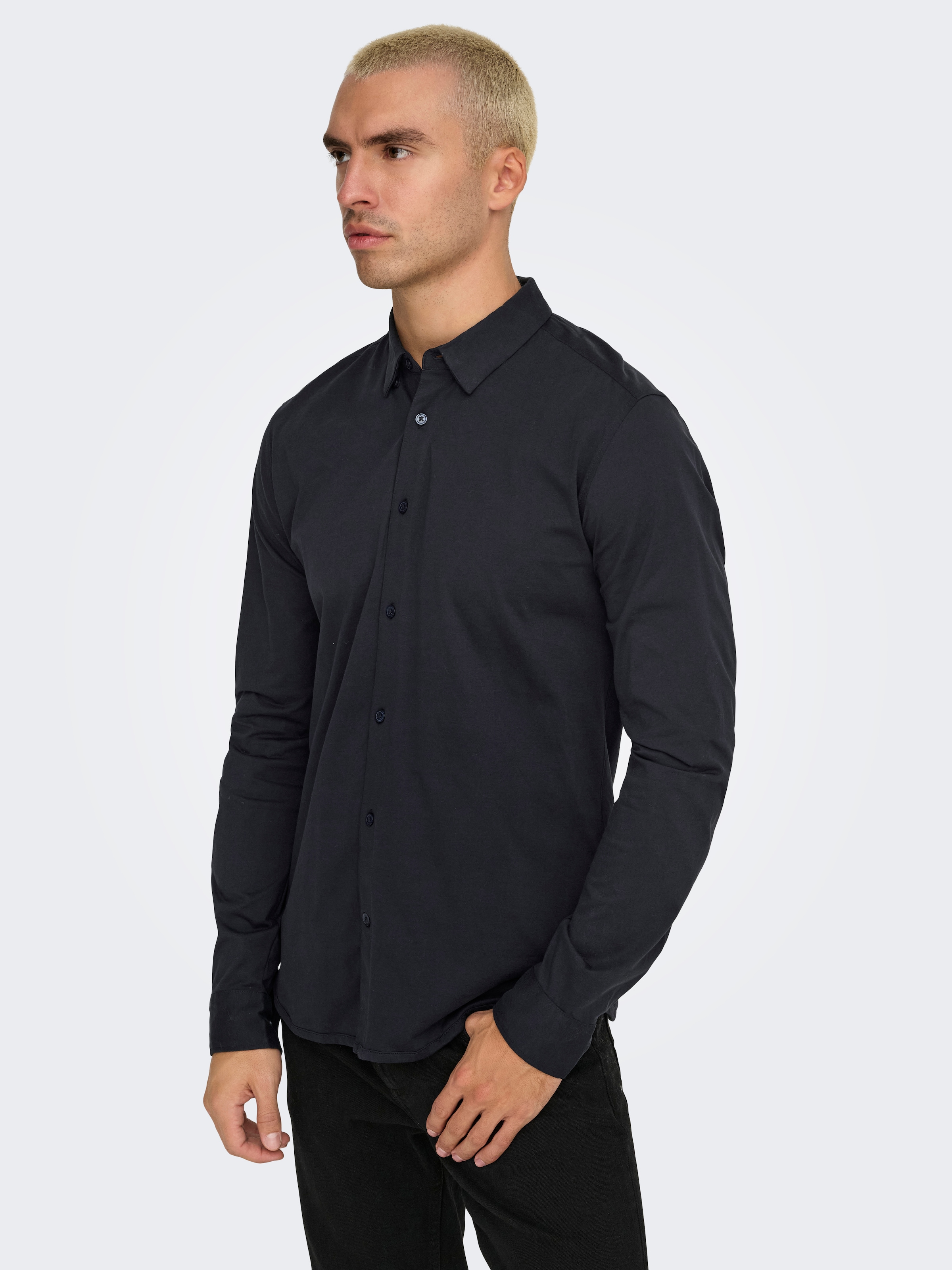 ONLY & SONS Langarmhemd "ONSROBIN B/U LS STRETCH SHIRT NOOS" günstig online kaufen