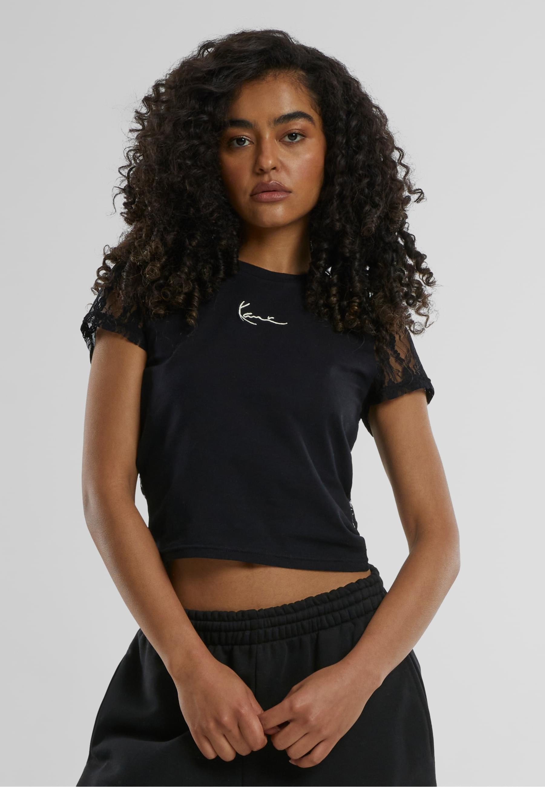 Karl Kani T-Shirt »Karl Kani KW251-024-1 Signature Back Lace Short Tee«, (1 tlg.)