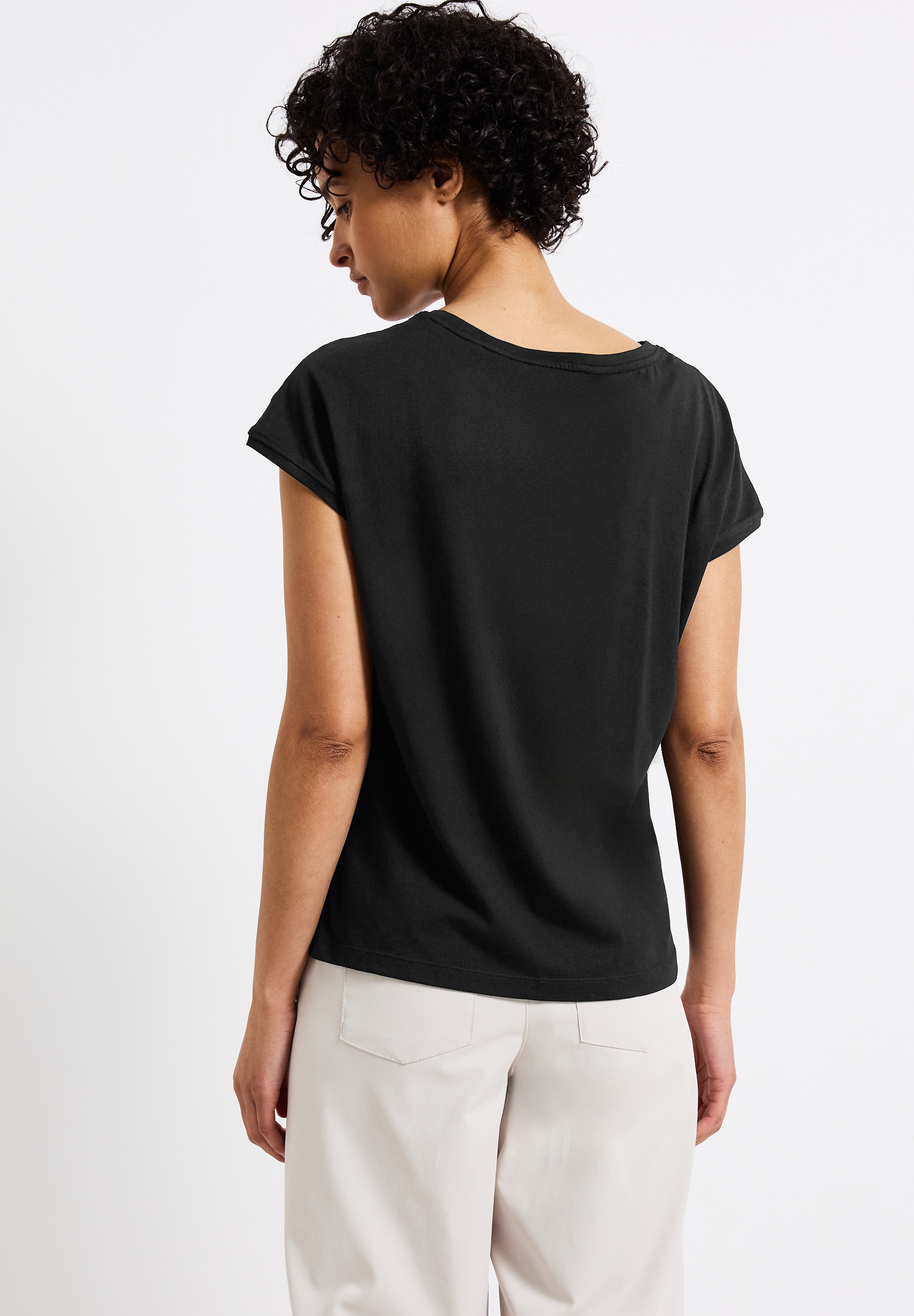 STREET ONE T-Shirt, im soften Baumwoll-Mix