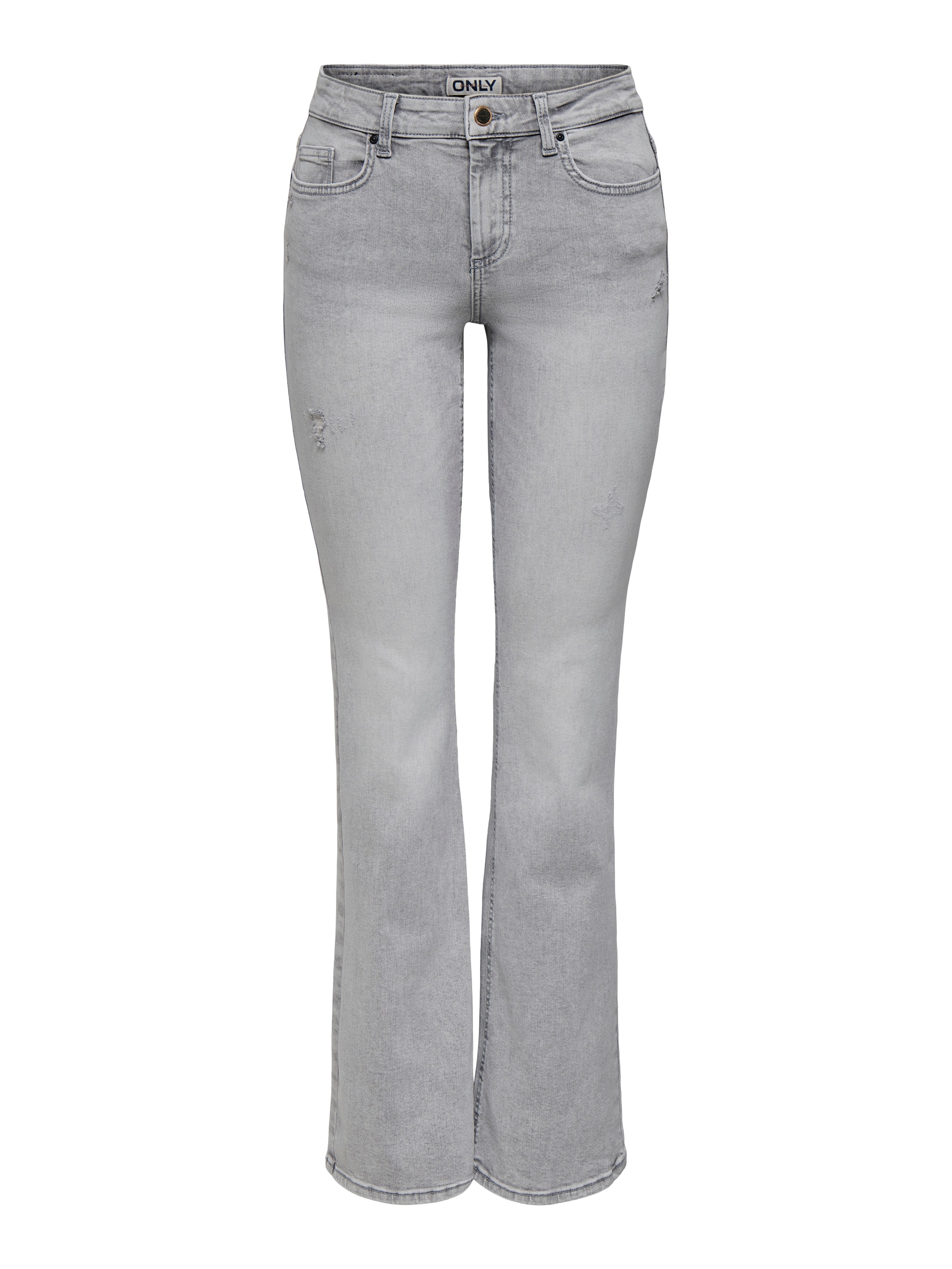 ONLY Bootcut-Jeans "ONLBLUSH MID WAIST FLARED DNM REA1099" mit dezentem Use günstig online kaufen