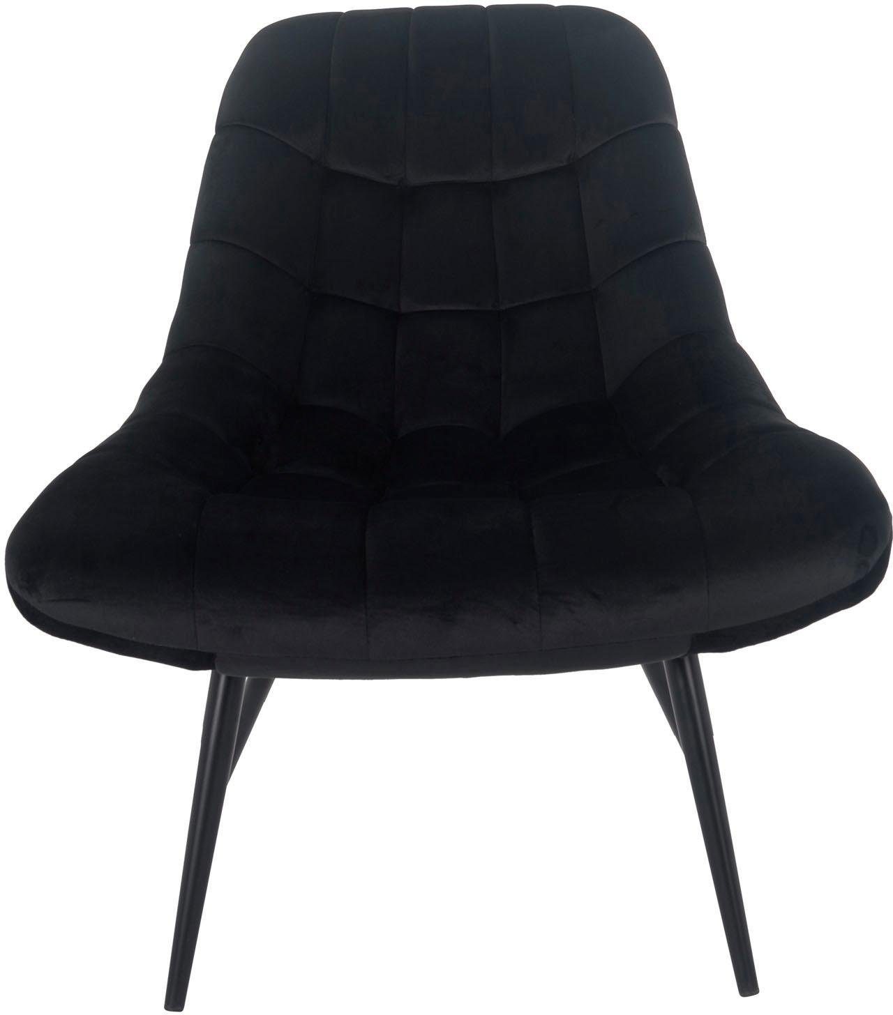 Thumbnail - SalesFever Relaxsessel "Toulon - Komfortabler Loungesessel" mit XXL-Steppung, mit schwarzen oder naturfarbenen Beinen