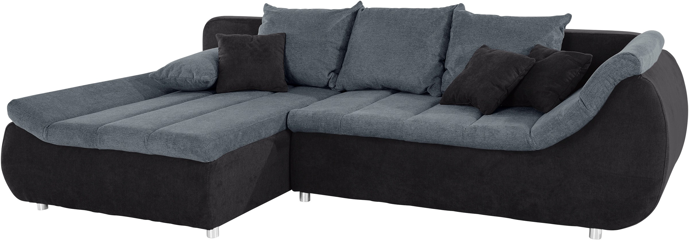 Thumbnail - Home affaire Ecksofa "Imola, elegant und modern, aktuelle Steppung im Sitz, bequem, L-Form" frei im Raum stellbar, wahlw...