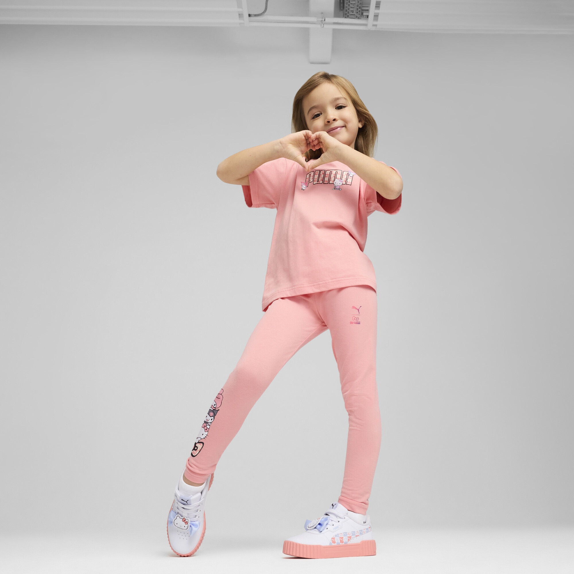 PUMA Leggings »PUMA x HELLO KITTY AND FRIENDS Hochgeschnittene Leggings Mädchen«