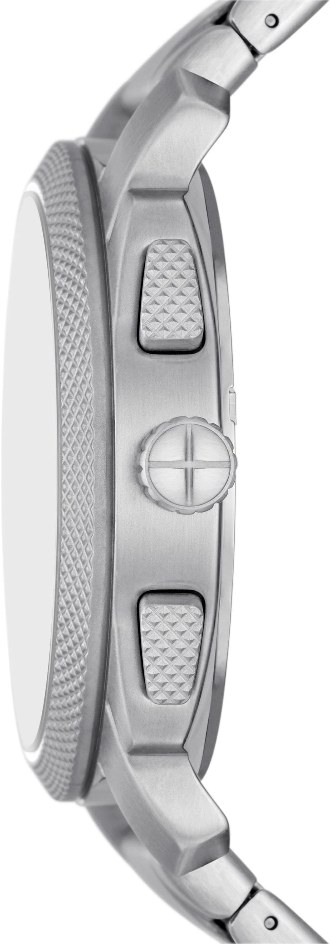 Fossil Chronograph »MACHINE«, Quarzuhr, Armbanduhr, Herrenuhr, Edelstahlarmband, analog, Tag