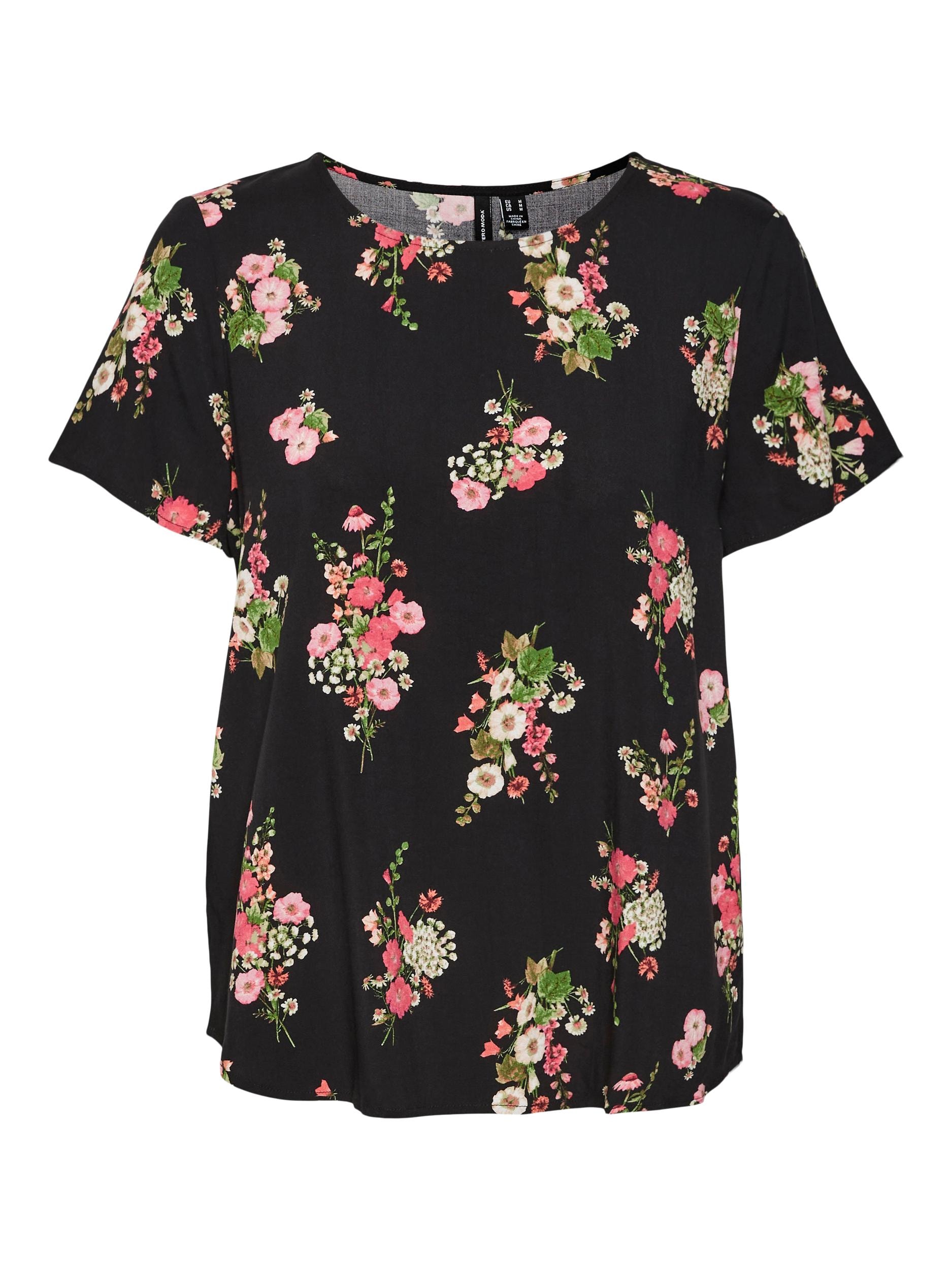 Vero Moda Kurzarmshirt VMEASY JOY S/S TOP WVN GA günstig online kaufen