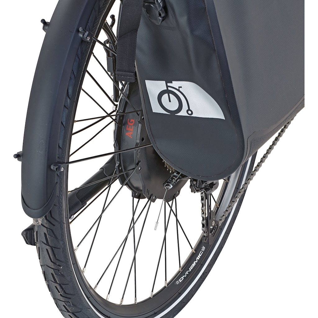 Prophete E-Bike »Prophete Entdecker e2000 Herren«, 10 Gang, Shimano, Deore RD-T6000, Heckmotor 250 W, (mit Gepäckträgertasche-mit Lenkertasche)