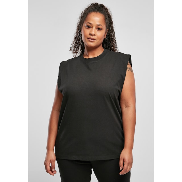 URBAN CLASSICS T-Shirt »Damen Ladies Organic Heavy Padded Shoulder Tank  Top«, (1 tlg.) für bestellen | BAUR