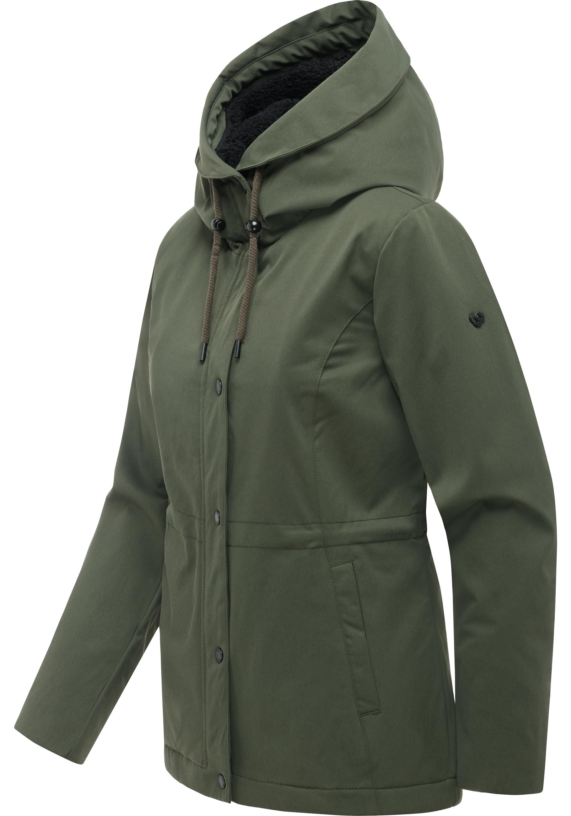 Ragwear Outdoorjacke »Padmini B Y« mit Kapuze Wasserdichte Übergangsjacke mit Taillenzugkordel