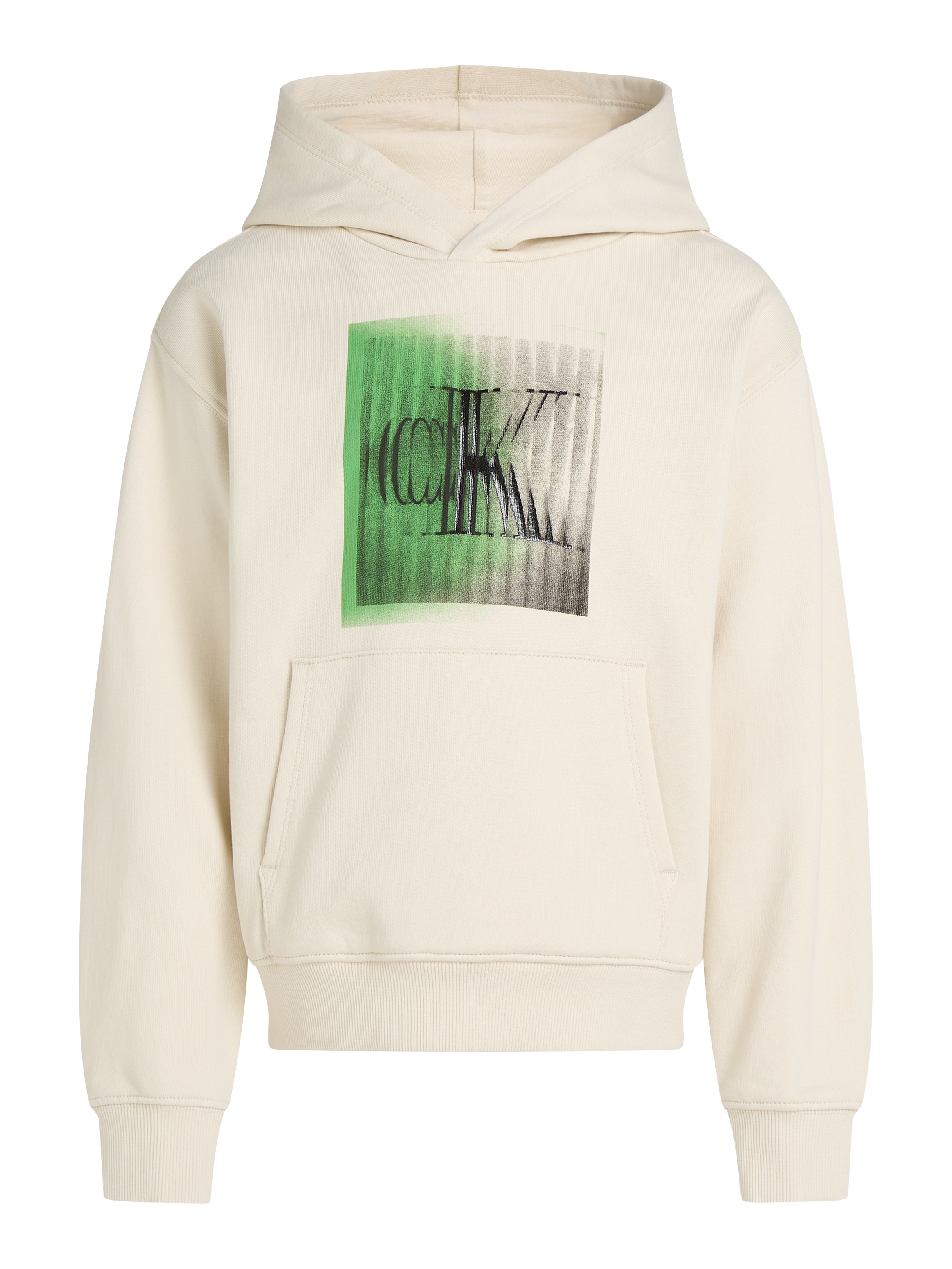 Calvin Klein Jeans Sweatshirt »LARGE SHIFTED CK HOODIE«, für Kinder bis 16 Jahre mit Logoprägung