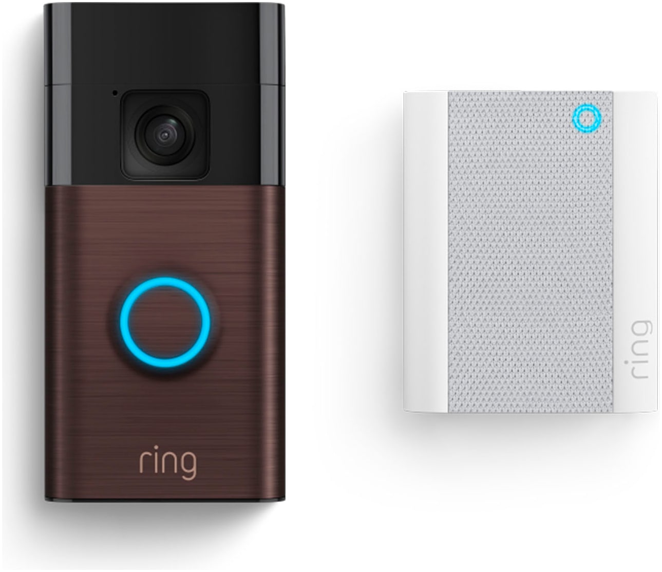 Ring Überwachungskamera »Battery Video Doorbell + Chime Türklingel«, Außenbereich