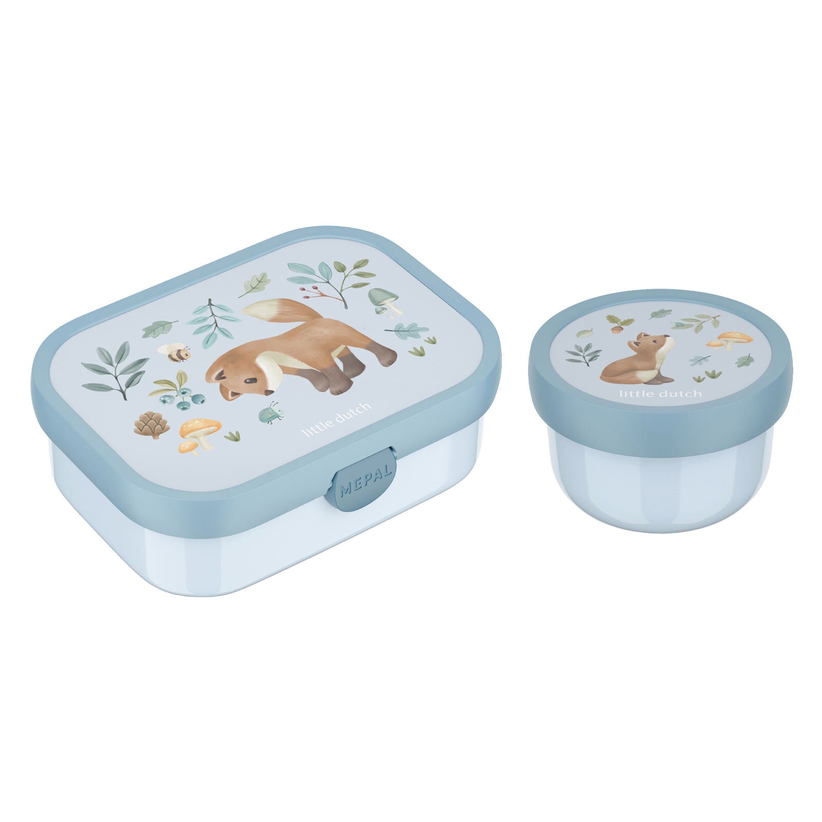 Mepal Lunchbox "Obst- und Bentobox Campus (2025) 300 & 750 ml 2er Set" Spülmaschinengeeignet