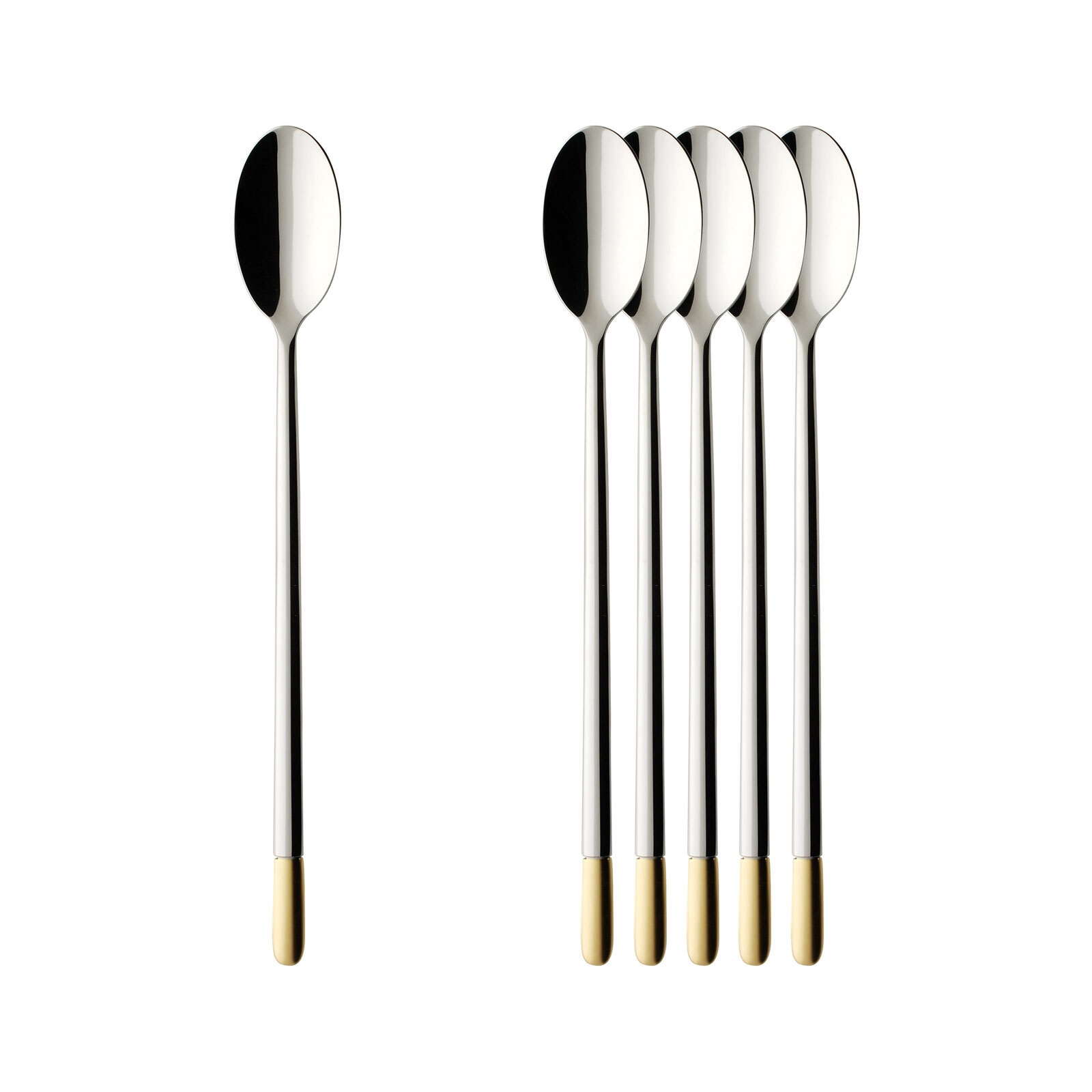 Villeroy & Boch Esslöffel "Latte-Macchiato-Löffel Ella 19,8 cm 6er Set edelstahl" Spülmaschinenfest