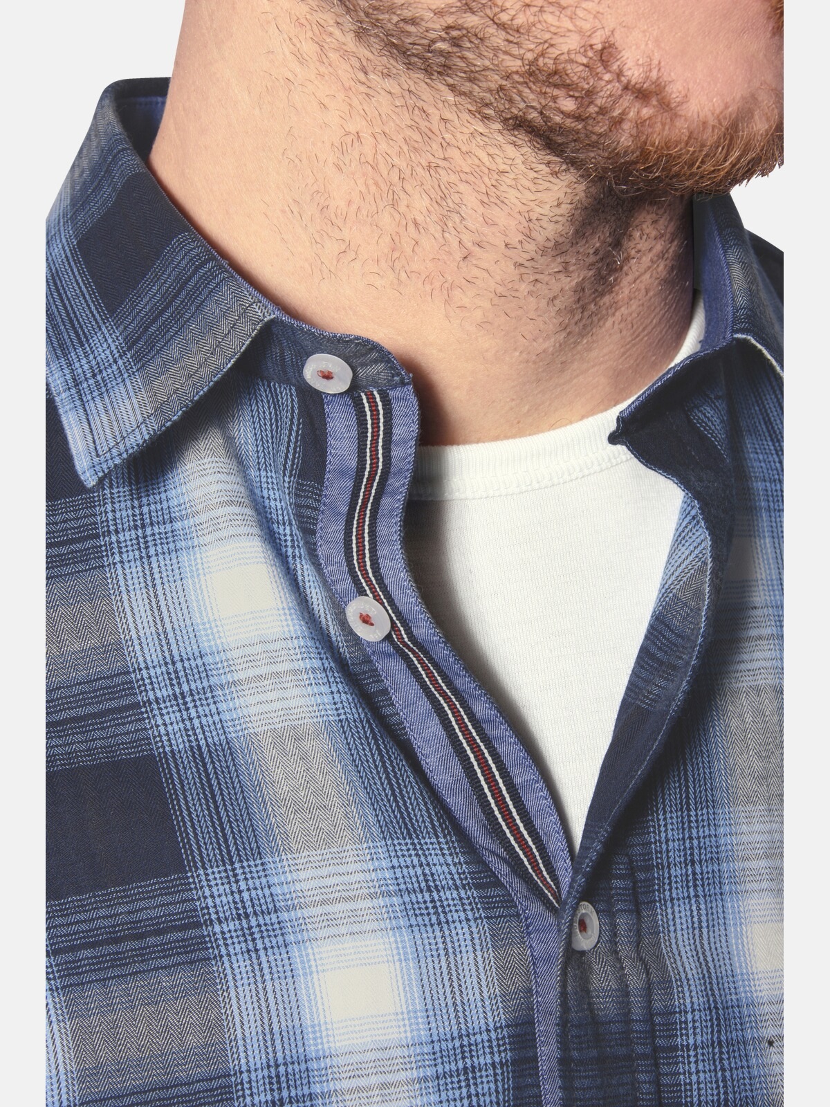 Jan Vanderstorm Kaitar Men's Plaid Shirt Blue XXL 3