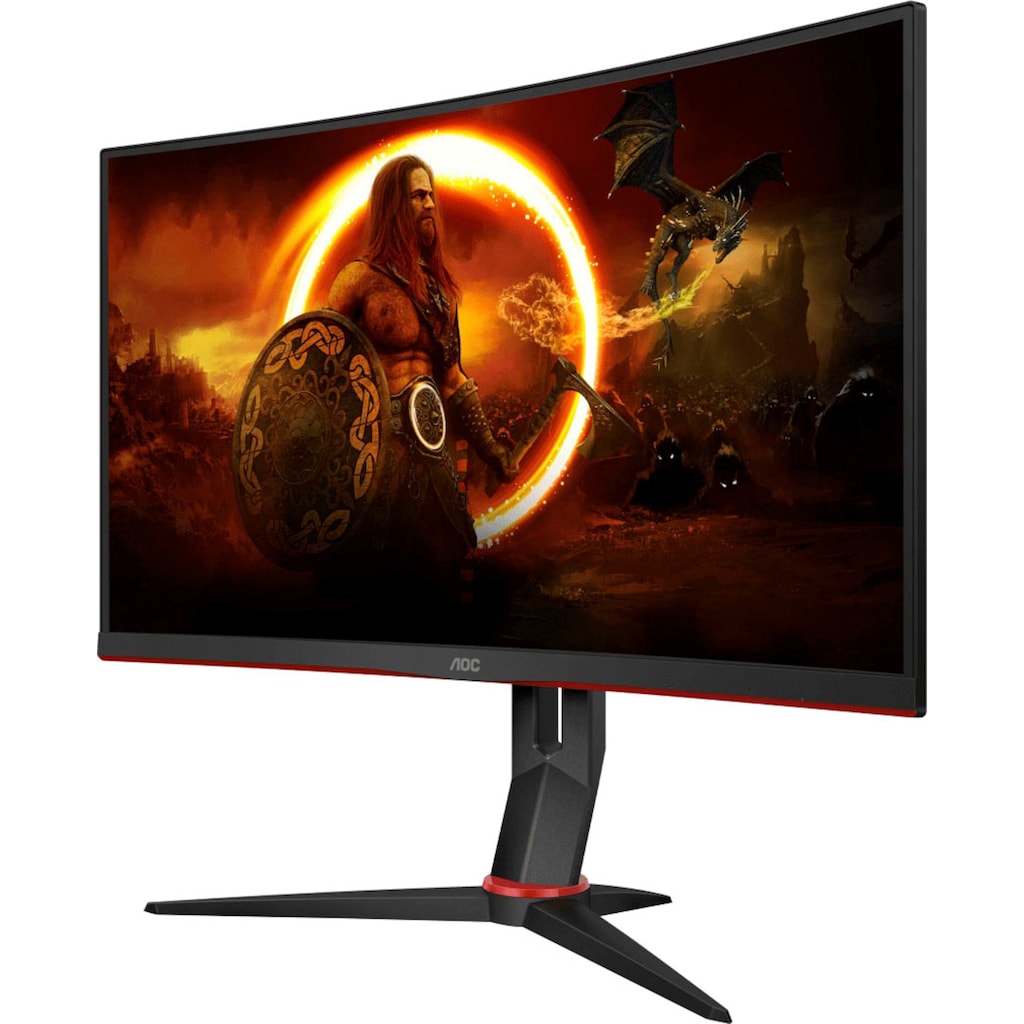 AOC Curved-Gaming-Monitor »C24G2U/BK«, 60 cm/24 Zoll, 1920 x 1080 px, Full HD, 1 ms Reaktionszeit, 165 Hz