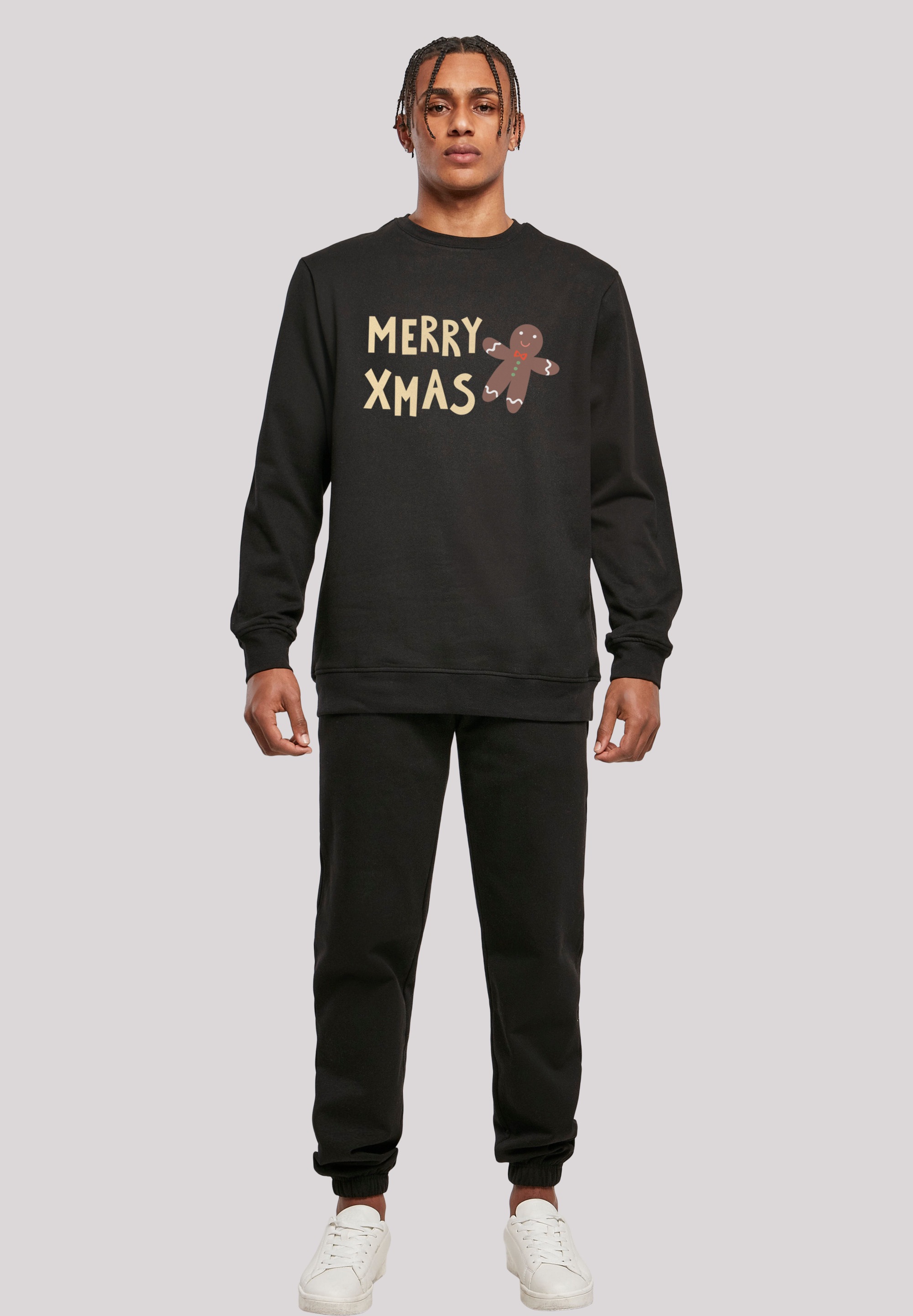 F4NT4STIC Kapuzenpullover »Gingerbread Lebkuchen«, Print