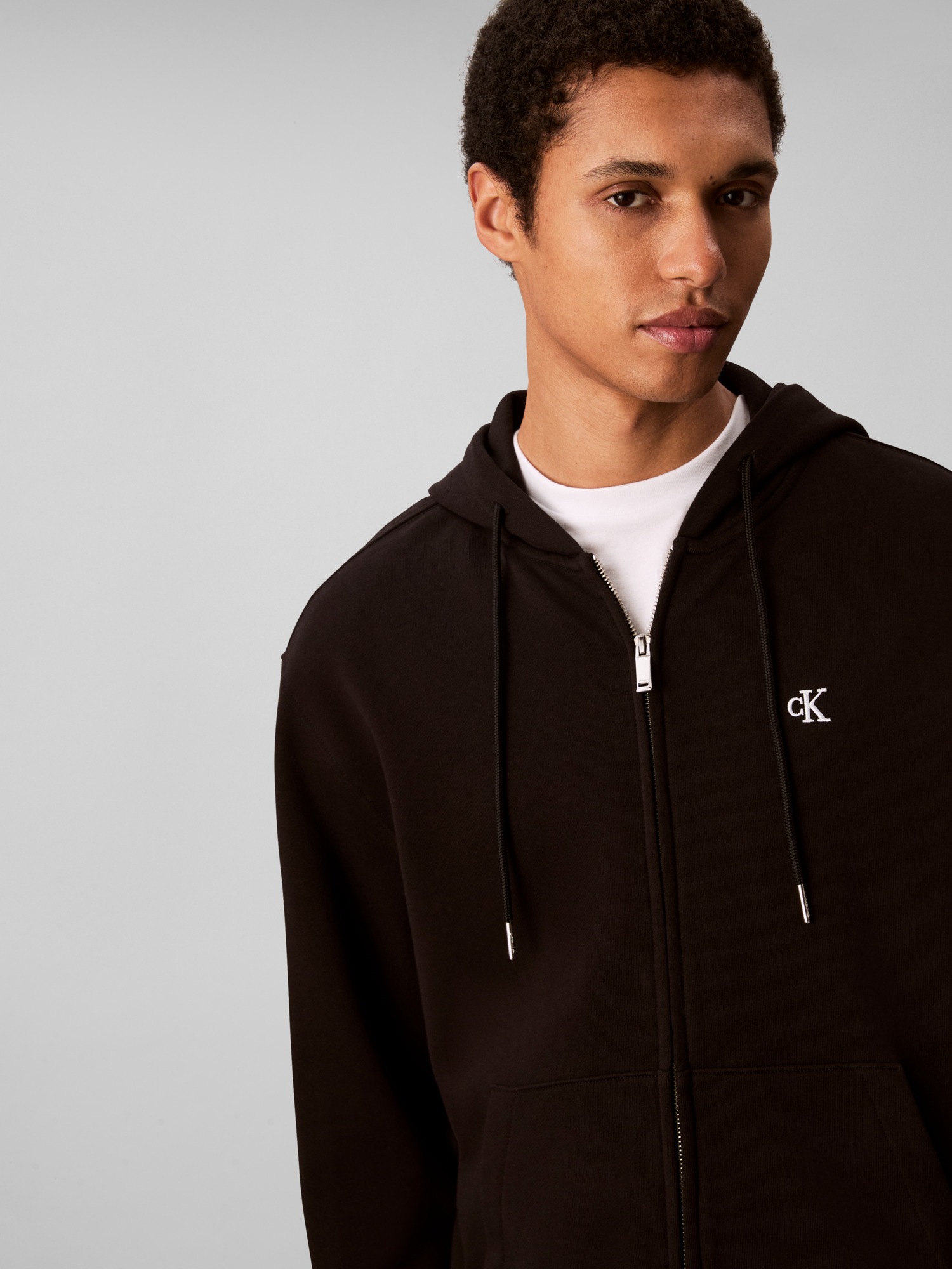 Calvin Klein Jeans Kapuzensweatshirt "LS EU 350TERRY MONOGRAM FZ HOODI", Mi günstig online kaufen