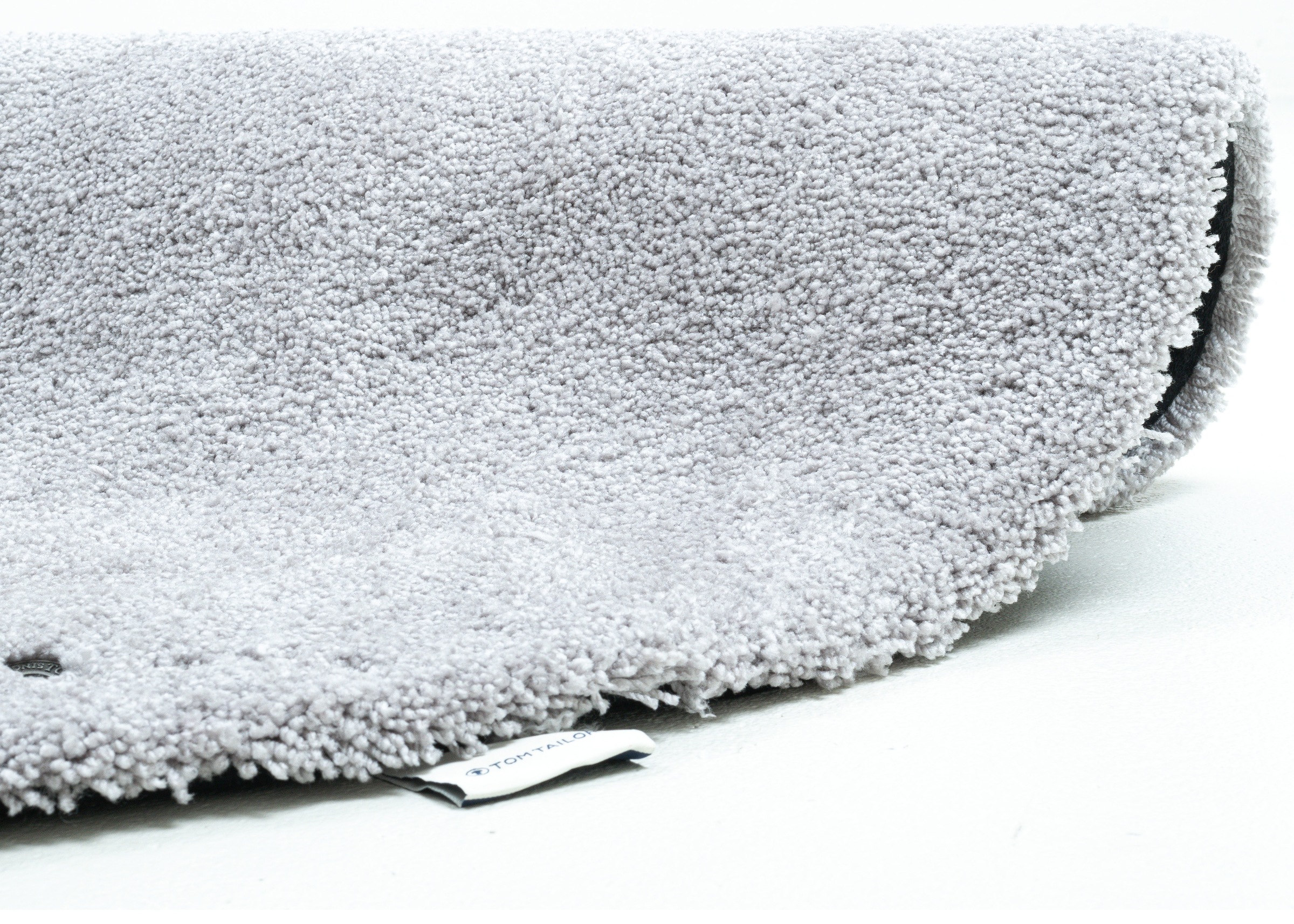Hochflor-Teppich TOM TAILOR HOME "Shaggy Teppich Cozy", grau, H:25mm Ø:190cm, Polyester, Teppiche, Uni Farben, auch in Pastell Farben, weich & kuschelig 3