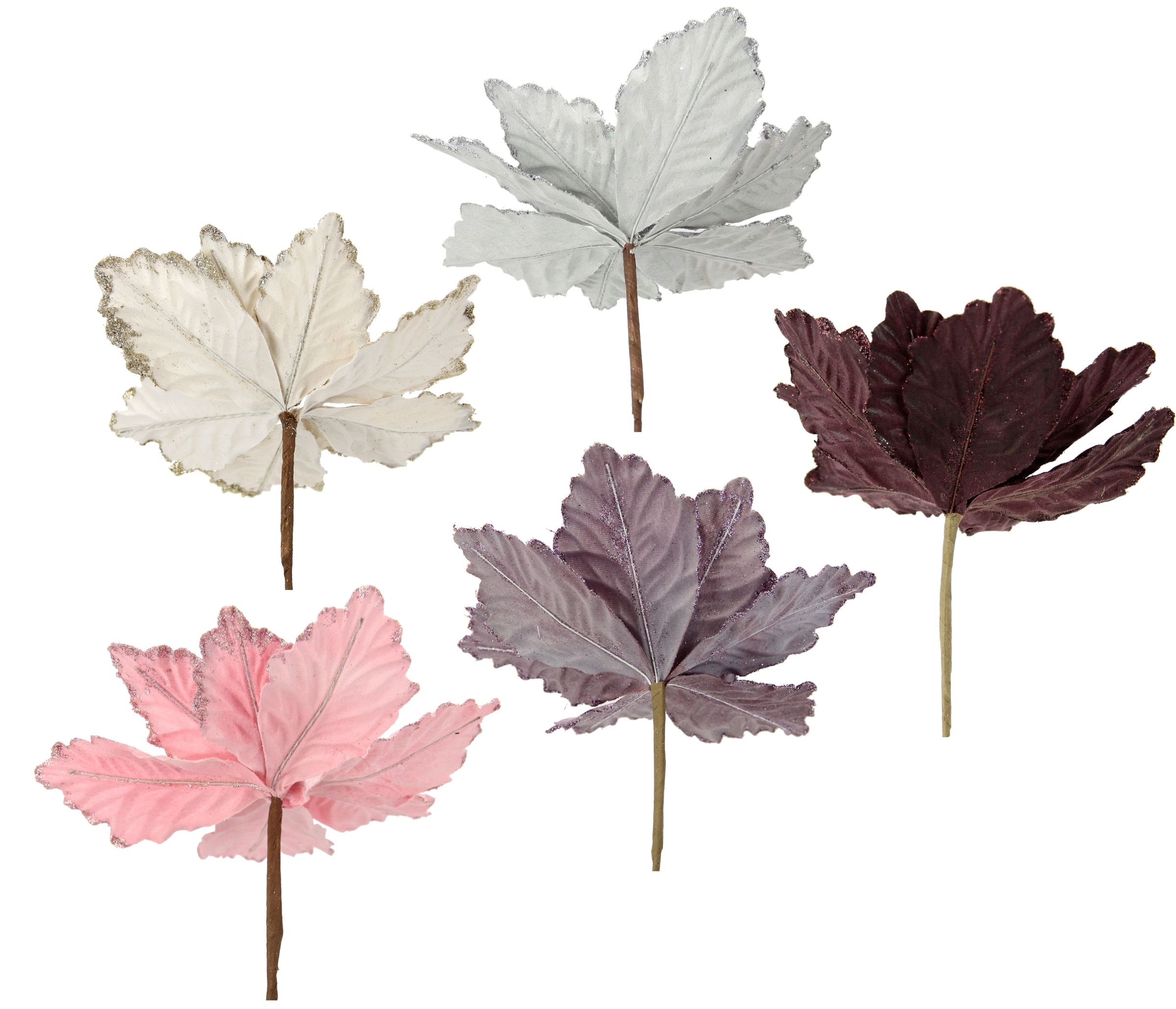 I.GE.A. Kunstblume "Poinsettia" Kunstblume, Dekoblume, 5er Set günstig online kaufen