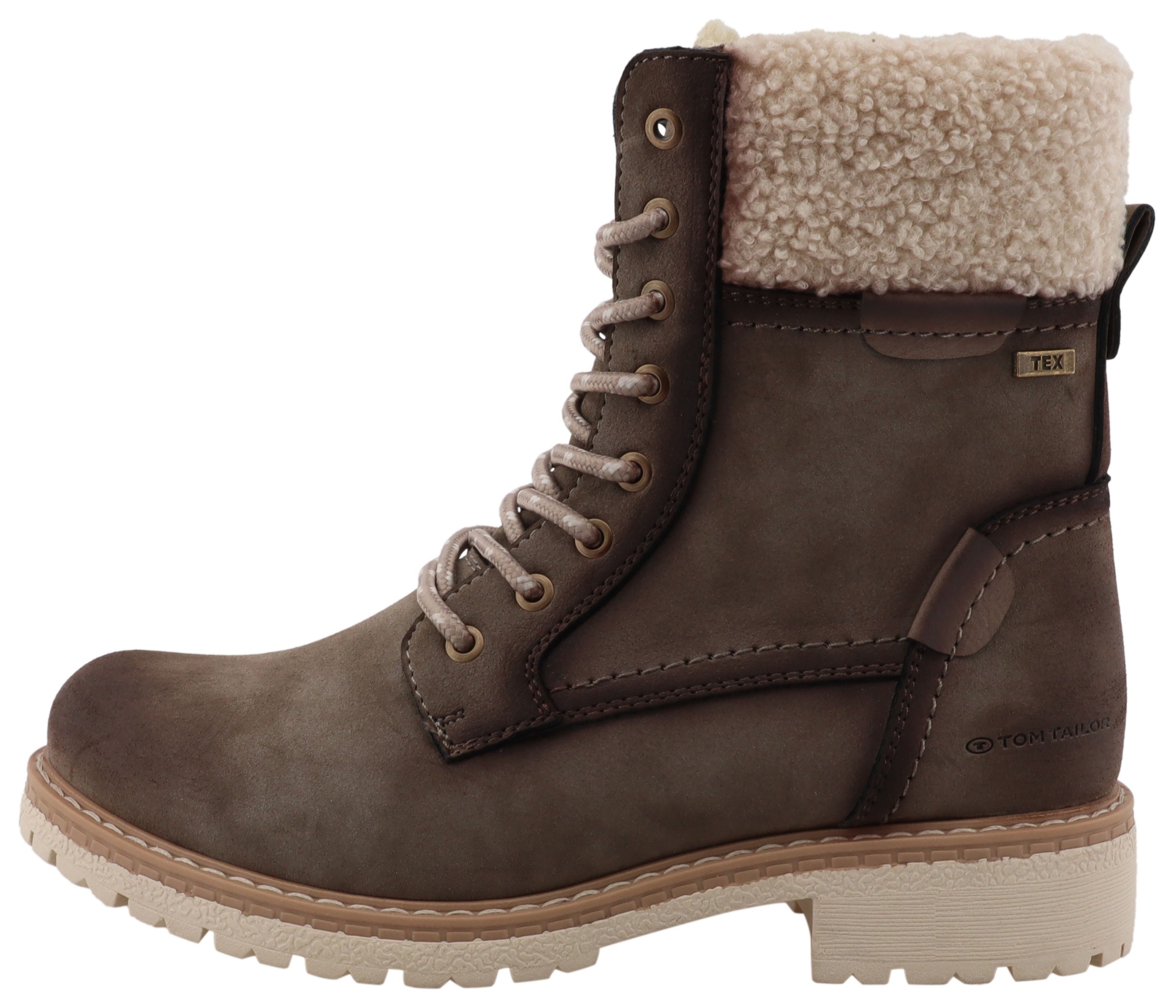 TOM TAILOR Winterboots, Workerboots, Hiking Boot mit Blockabsatz