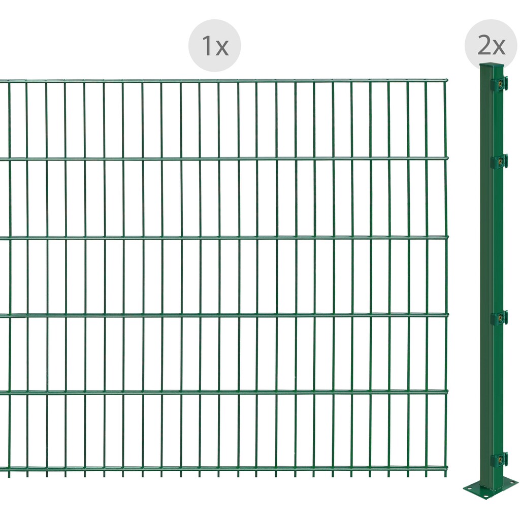 Arvotec Doppelstabmattenzaun »EASY 103 zum Aufschrauben«