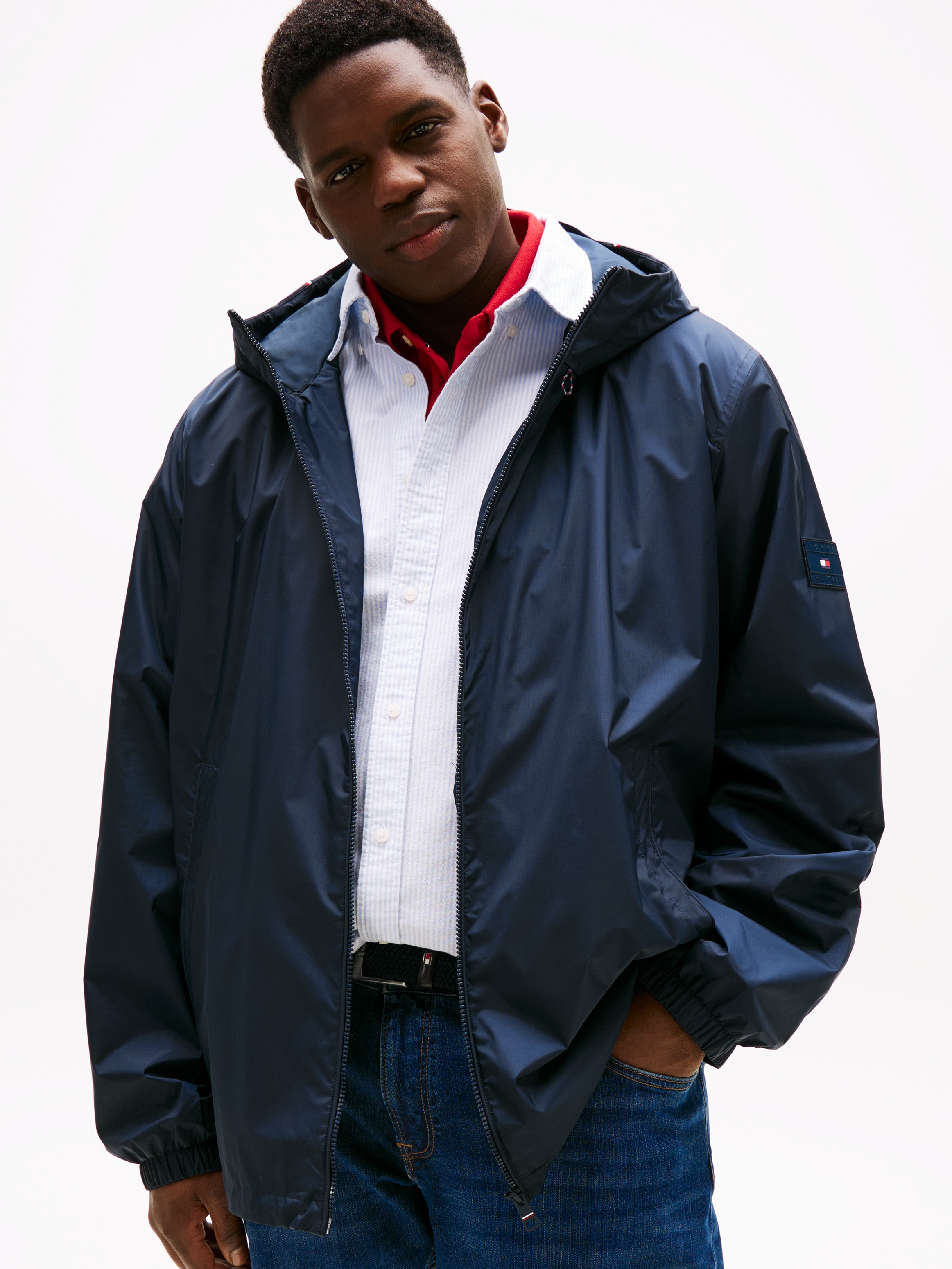 Tommy Hilfiger Big & Tall Outdoorjacke "BT-RWB HOODED JACKET-B", mit Kapuze günstig online kaufen