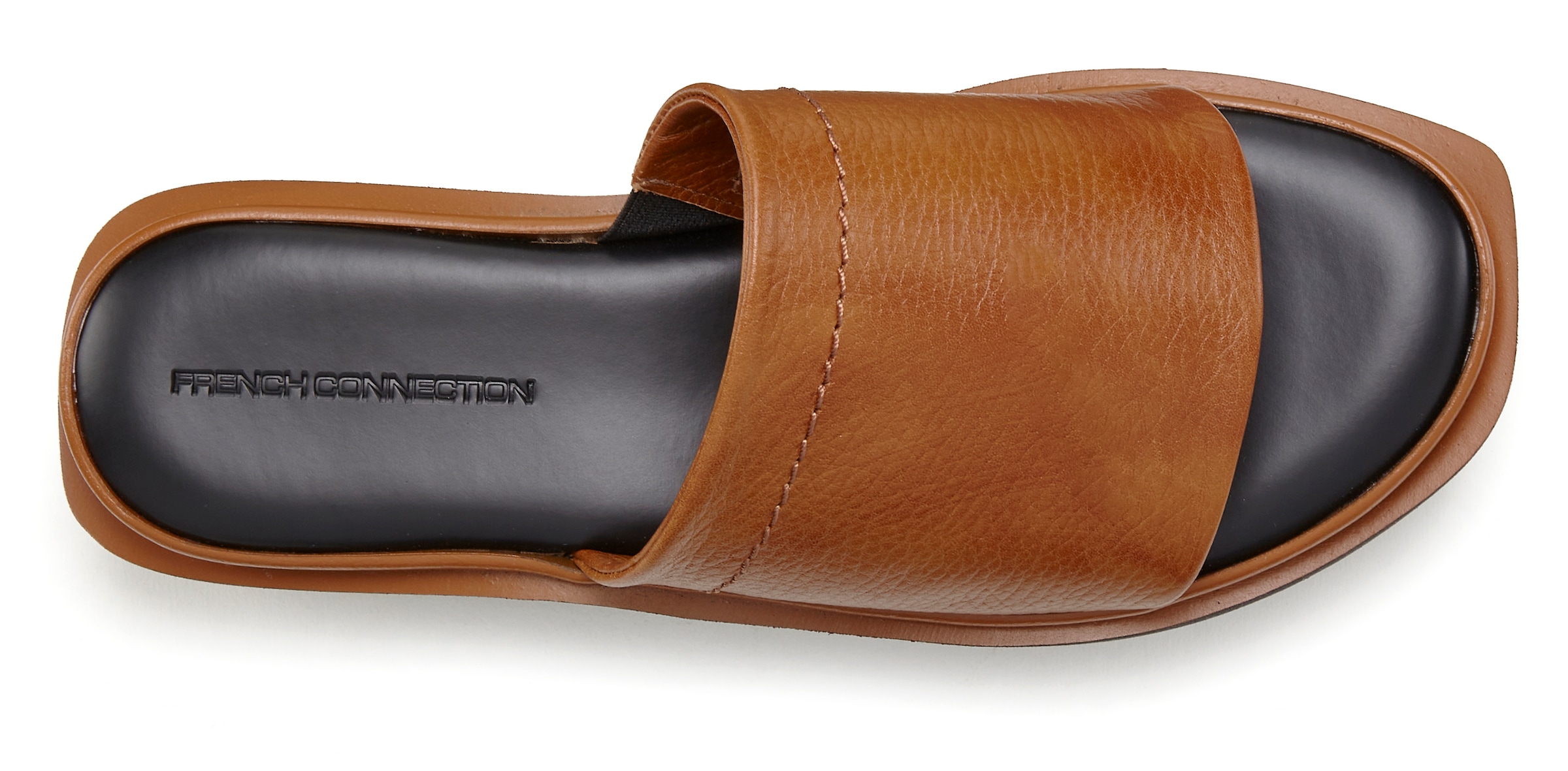 French Connection Pantolette, Mule, Sandale, offener Schuh aus Leder