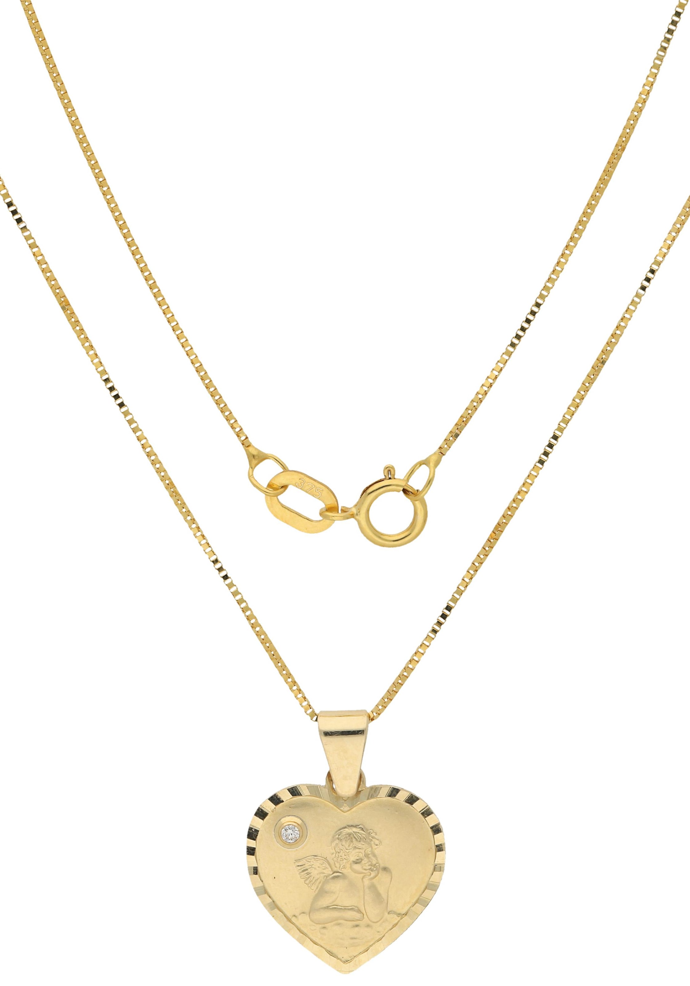 Firetti Kette mit Anhänger »Schmuck Geschenk Gold 375 Halsschmuck Halskette  Goldkette Venezianer«, zu Kleid, Shirt, Jeans, Sneaker! Anlass Geburtstag  Weihnachten für kaufen | BAUR