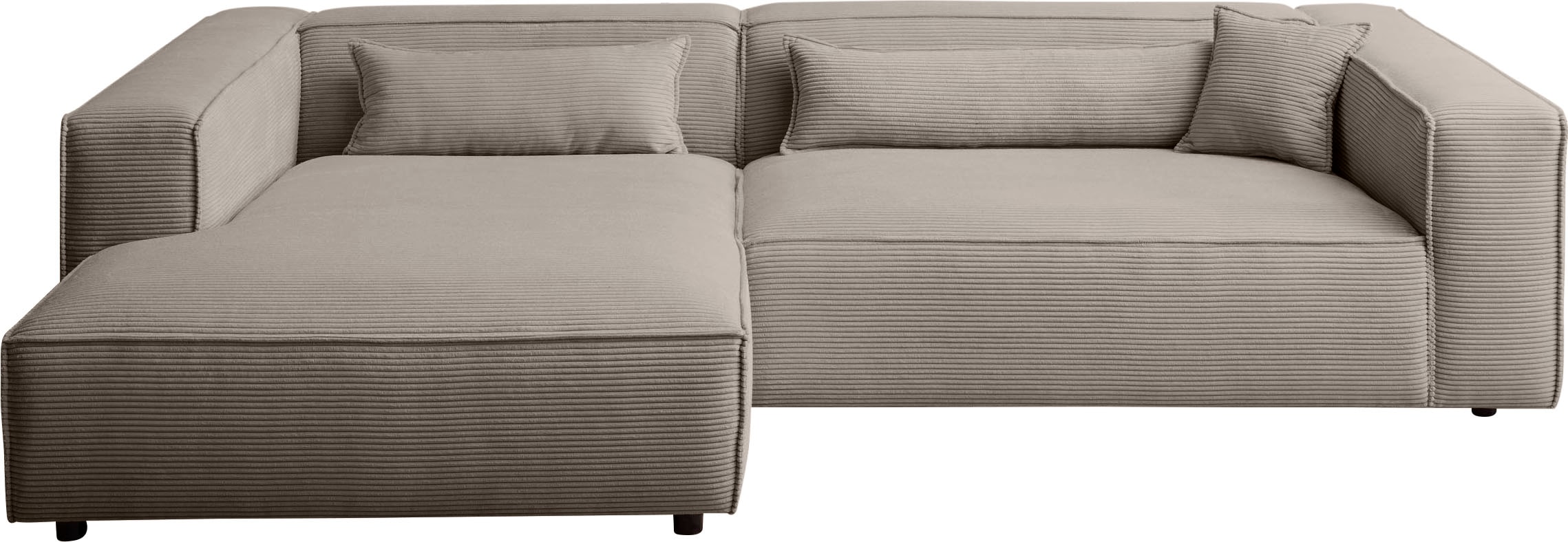 LeGer Home by Lena Gercke Ecksofa "PIARA XXL, Big-Sofa in Cord oder Leineno günstig online kaufen