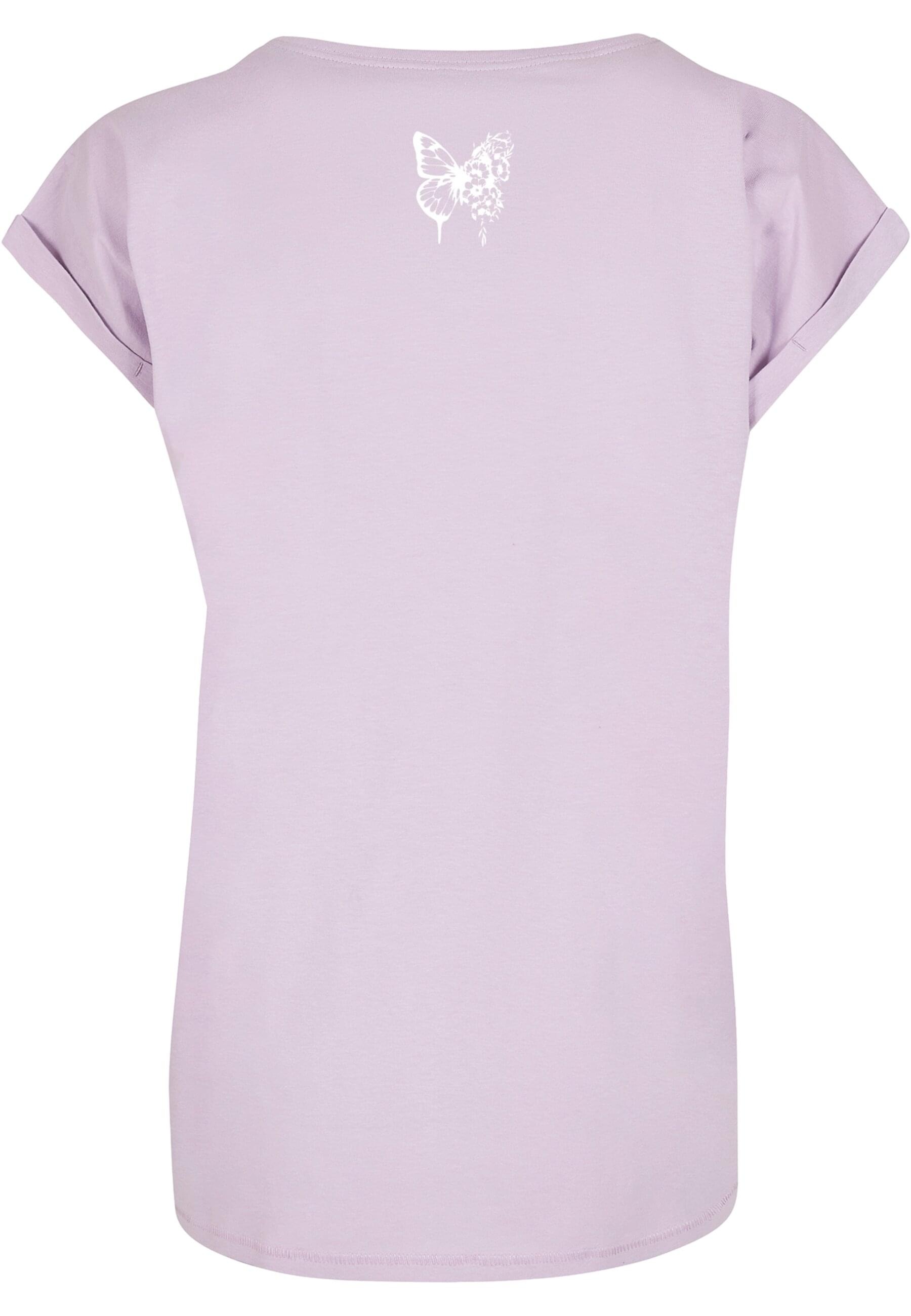 Merchcode T-Shirt "Merchcode Damen Ladies Flowers Bloom Extended Shoulder T günstig online kaufen