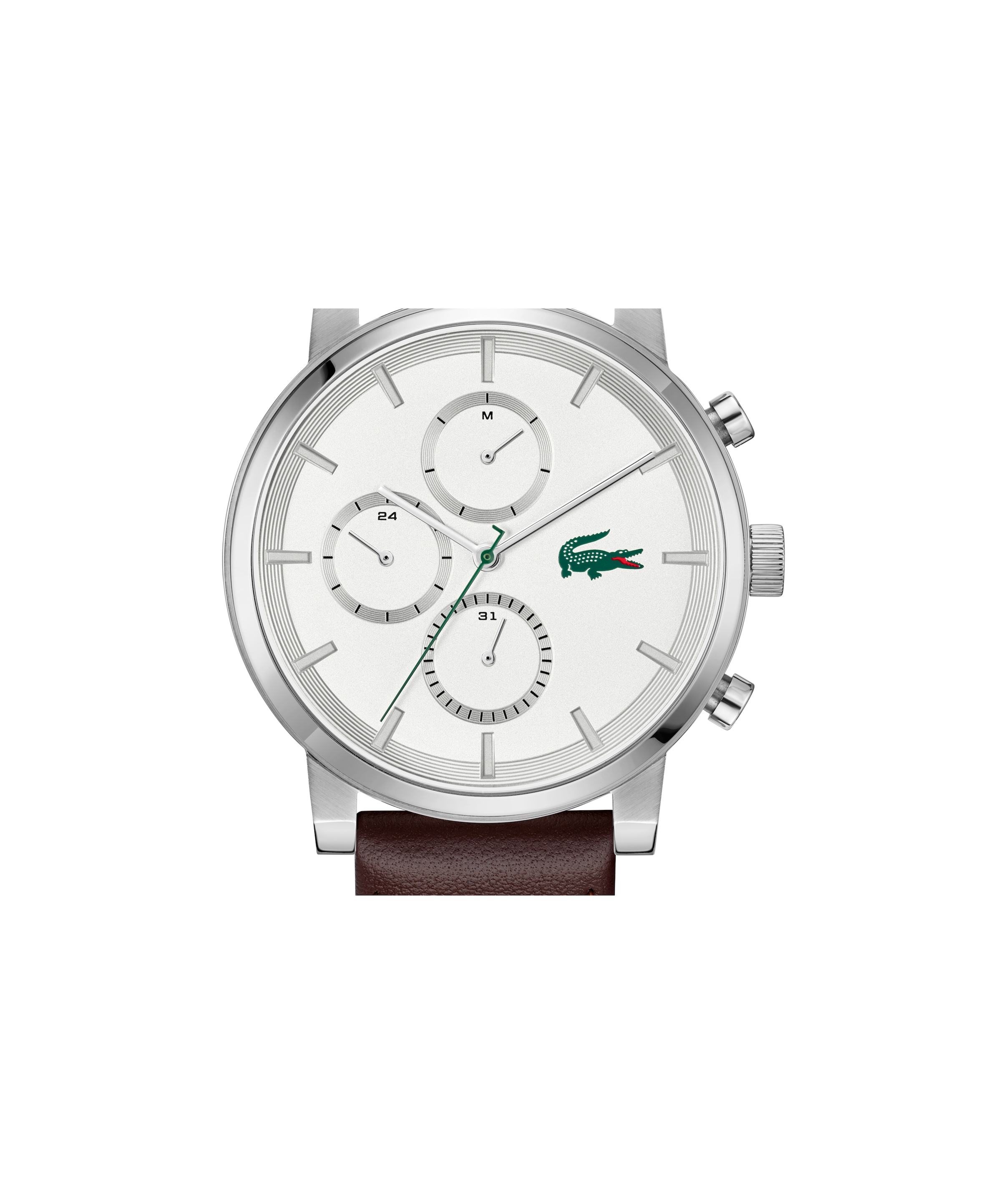 Lacoste Multifunktionsuhr »Replay« Quarzuhr, Armbanduhr, Herrenuhr, Lederarmband, analog
