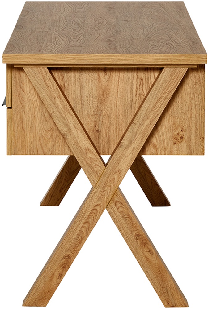 Jahnke Schreibtisch »X-CLUB D 15«, (1 St.), große Arbeitsfläche, stabiles X-Gestell, Stauraum, Breite ca. 146 cm