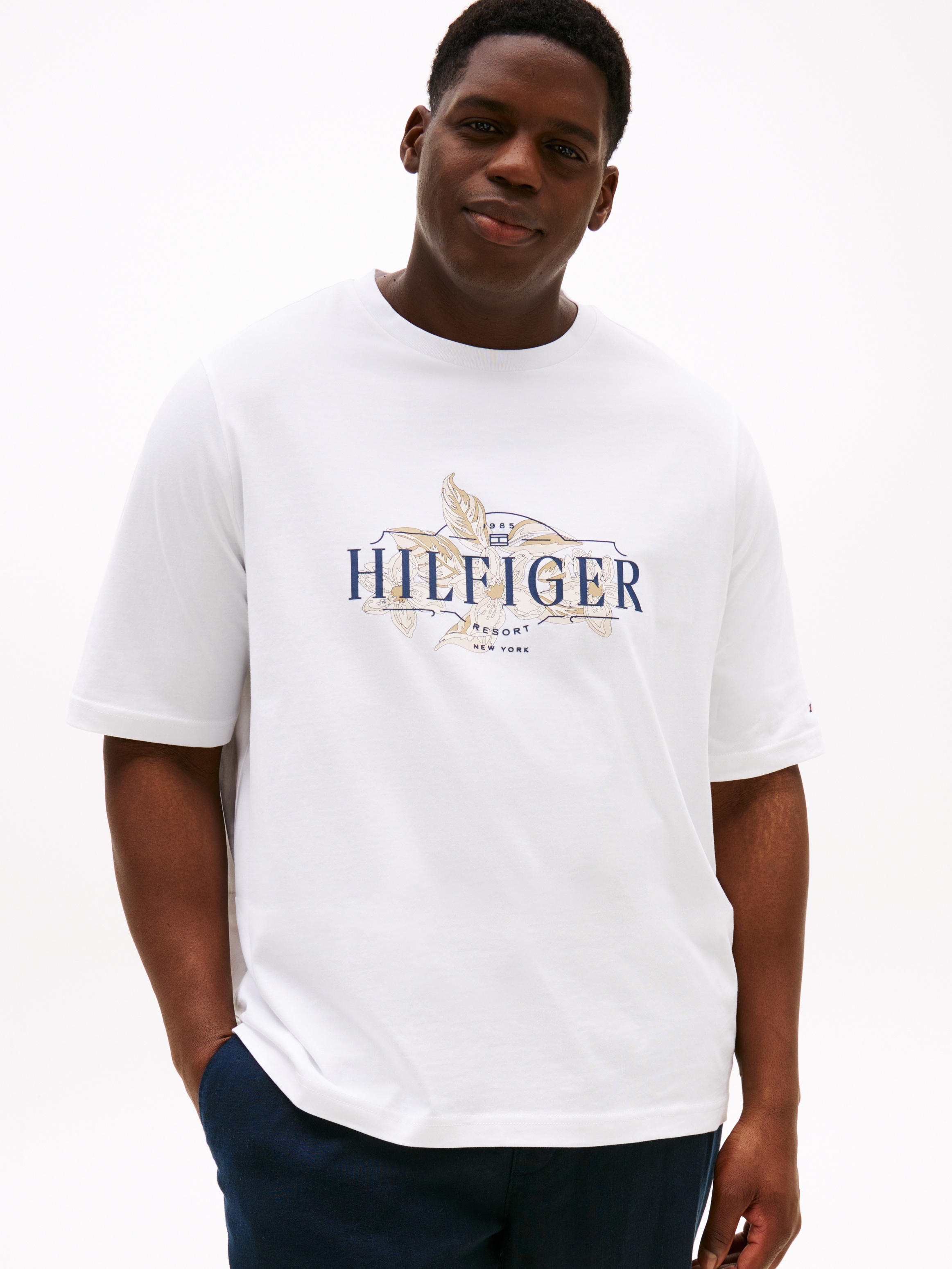 Tommy Hilfiger Big & Tall T-Shirt "BT-TROPICAL FLRAL HILFIGER TEE-B", Große günstig online kaufen