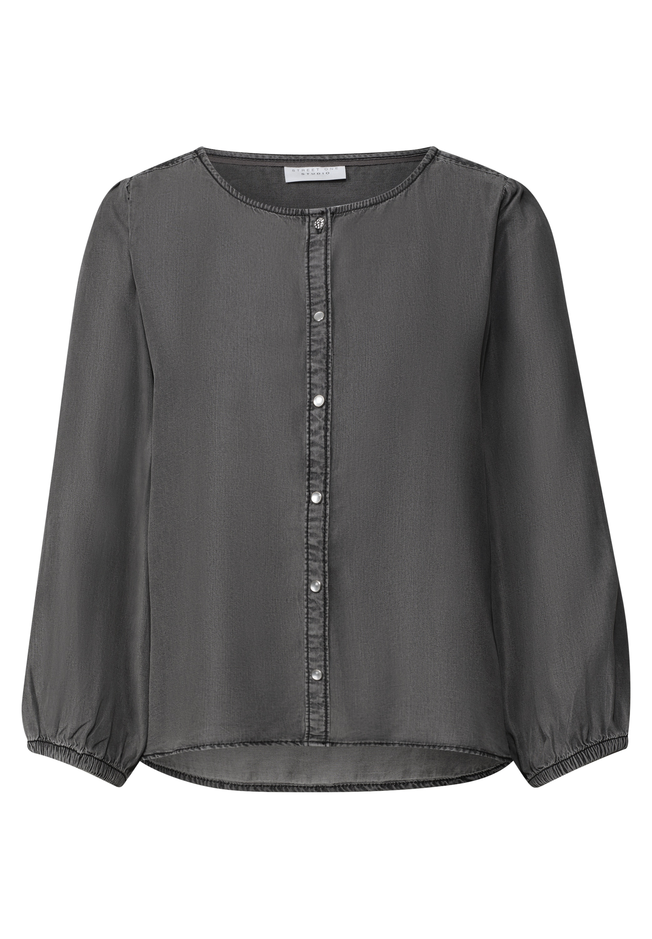 STREET ONE STUDIO Jeansbluse in Denim-Optik