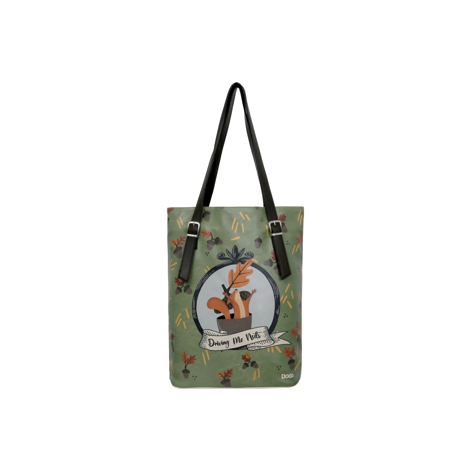DOGO Umhängetasche »Tall Bag Damen Schultertasche Driving Me Nuts Damen«, Handgefertigt