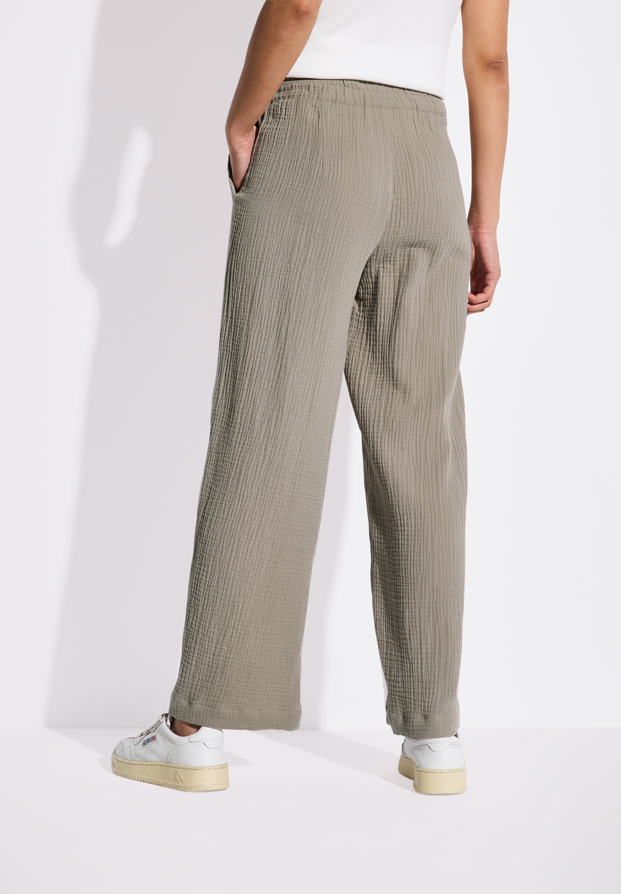 STREET ONE Stoffhose, in Struktur-Optik günstig online kaufen
