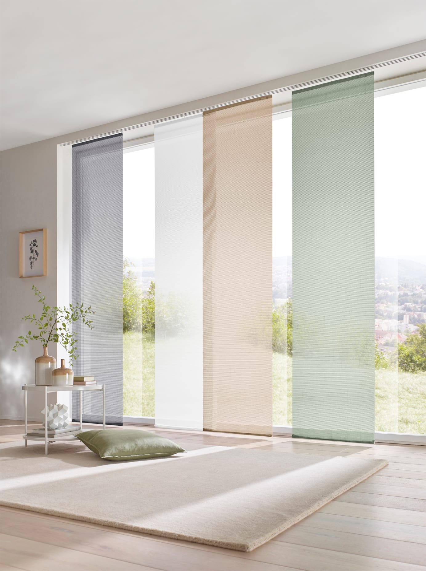 Thumbnail - heine home Schiebegardine Klettschiene 1 Stk. tlg.