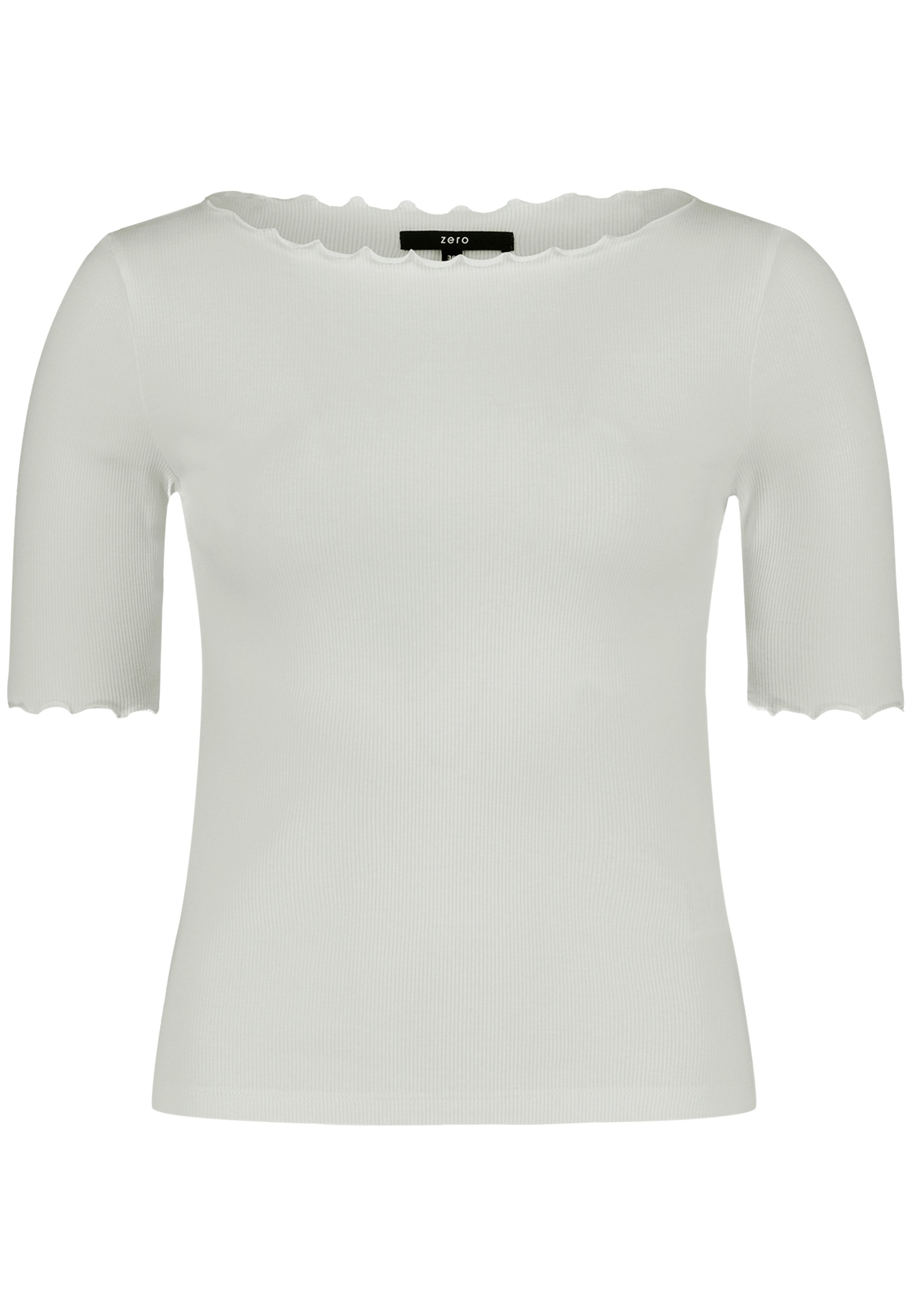 Zero Kurzarmshirt »Damen mit U-Boot-Ausschnitt« 1 Material