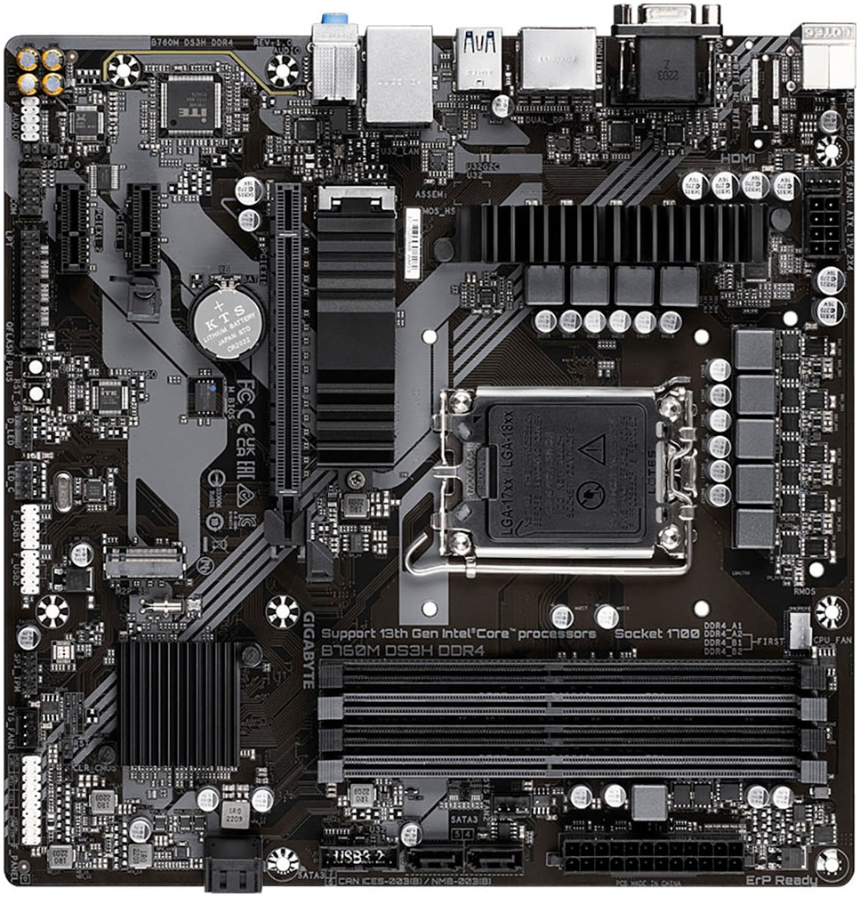 Gigabyte Mainboard »B760M DS3H DDR4«