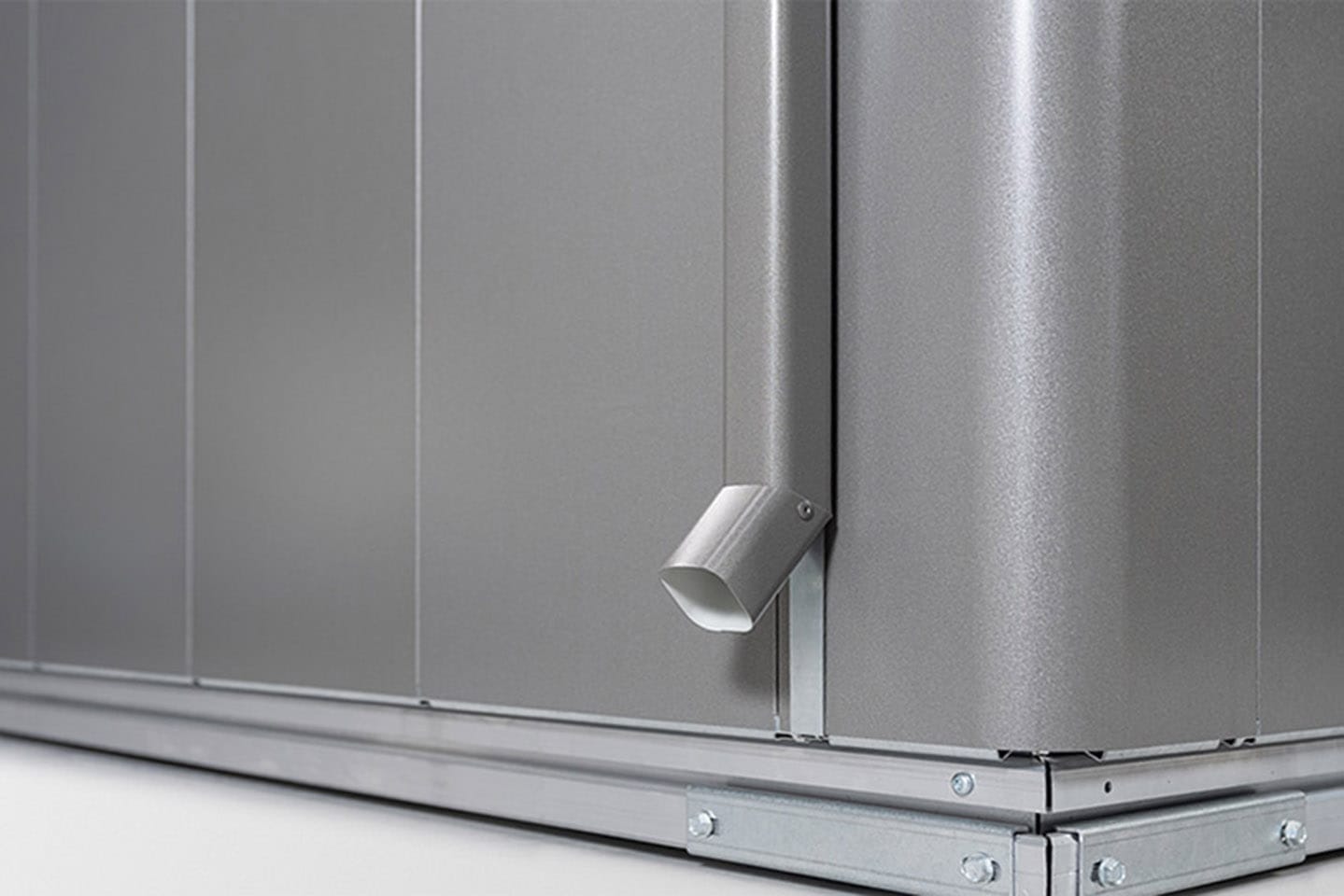 Biohort Gerätehaus »NEO Gr. 4D, verschiedene Farben« stylisches Gartenhaus mit Flachdach