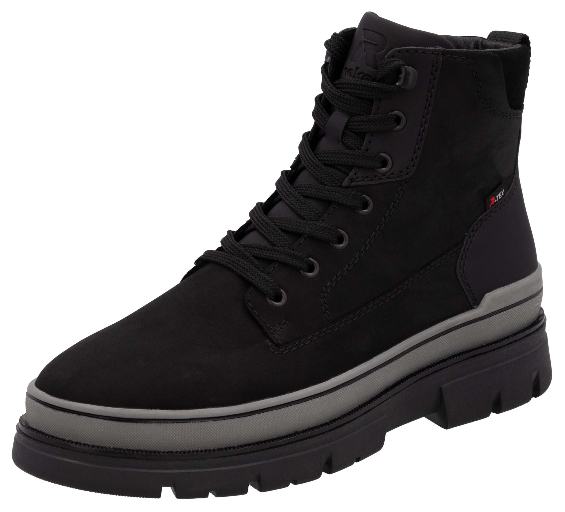 RIEKER Sport Winterstiefelette, Plateaustiefel, Schnürstiefel mit wasserabw günstig online kaufen