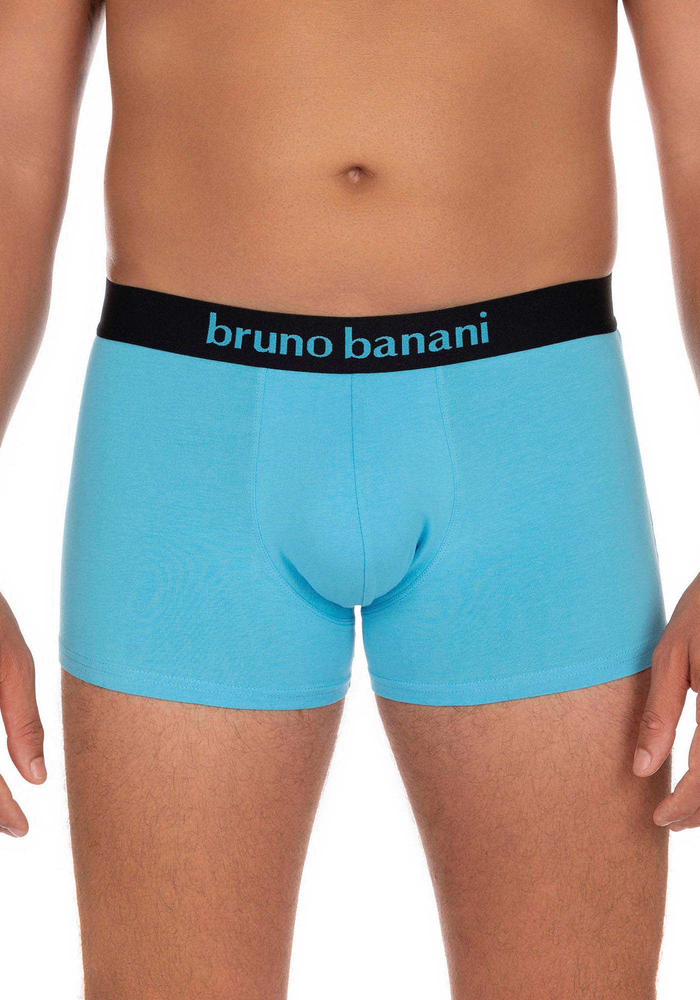 Bruno Banani Boxer »Flowing«, (2er Pack), mit kontrastreichem Logobund