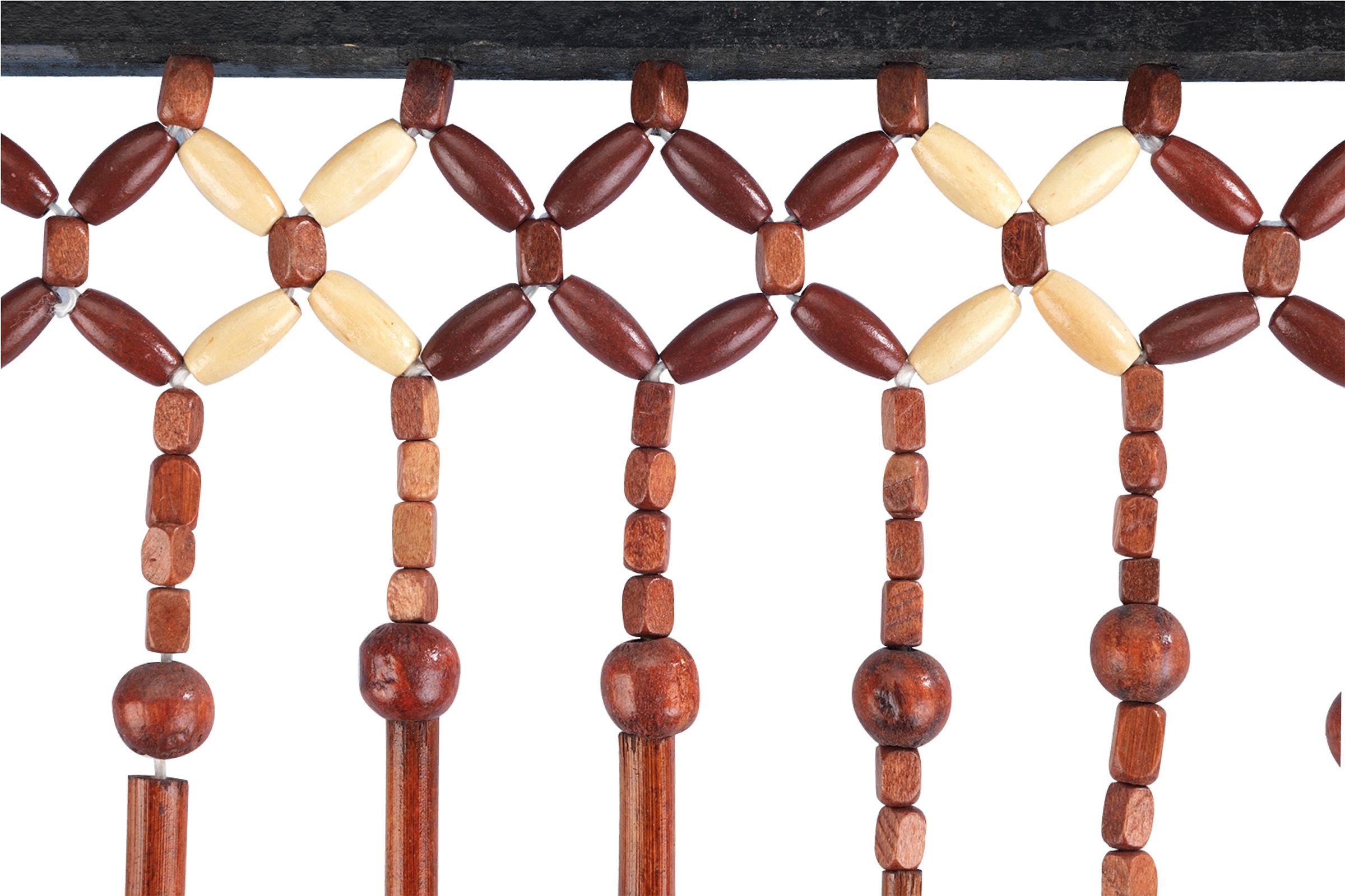 Maximex Türvorhang "Holzperlen" Hakenaufhängung 1 Stk. tlg. Handarbeit günstig online kaufen