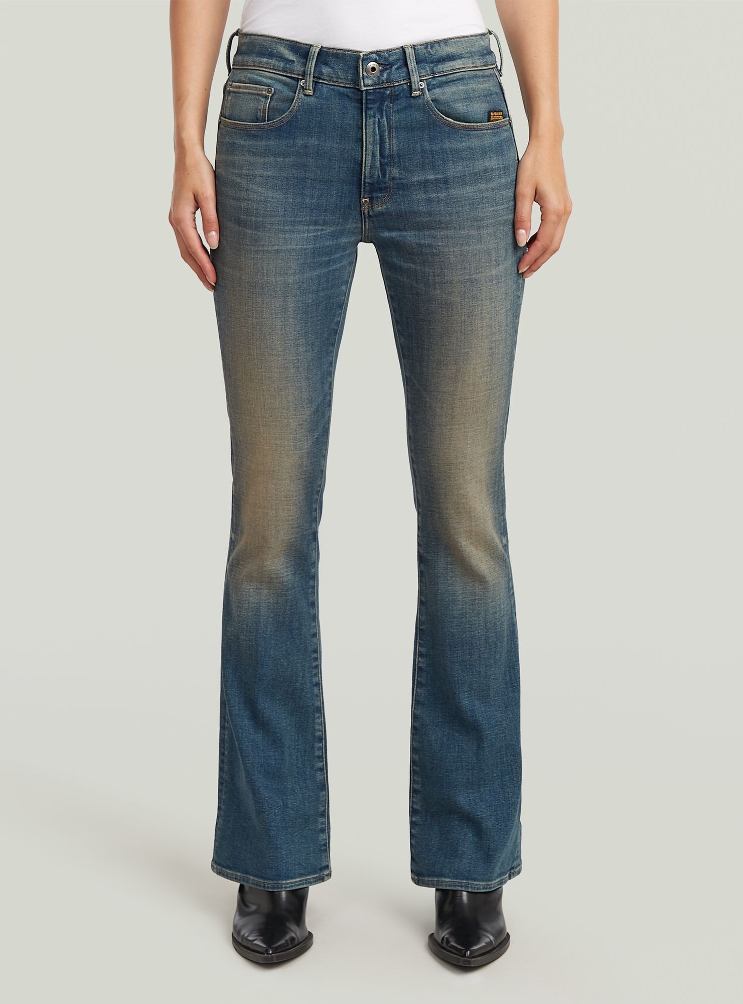 G-STAR 5-Pocket-Jeans "3301 Flare Jeans" günstig online kaufen